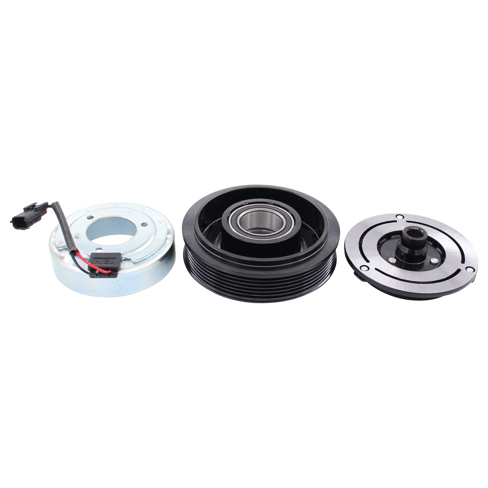 ApplianPar AC Compressor Clutch Assembly for Nissan Rogue 2008-2013, Rogue Select 2014-2015