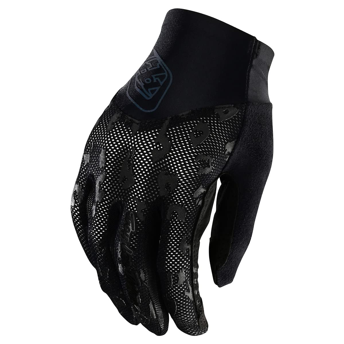 Troy Lee Designs Motocross Motorcycle Dirt Bike Racing Mountain Bicycle Gloves, Womens ACE 2.0 Glove (Panther Black, XX-Large)