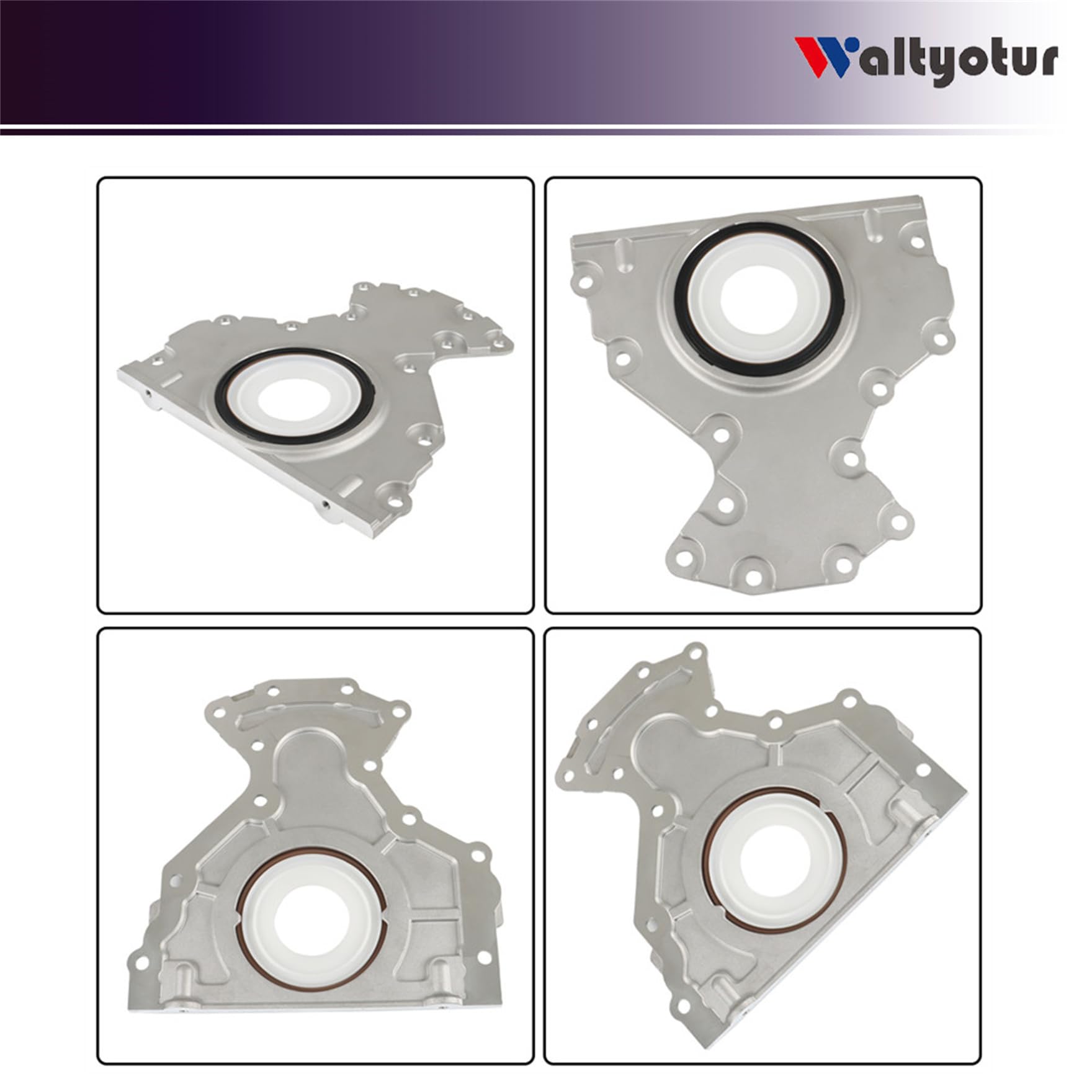 Rear Main Seal Kit Replacement for 5.3L 6.0L 6.2L GMC 4.8L 5.3L 6.0L 12633579 12639250