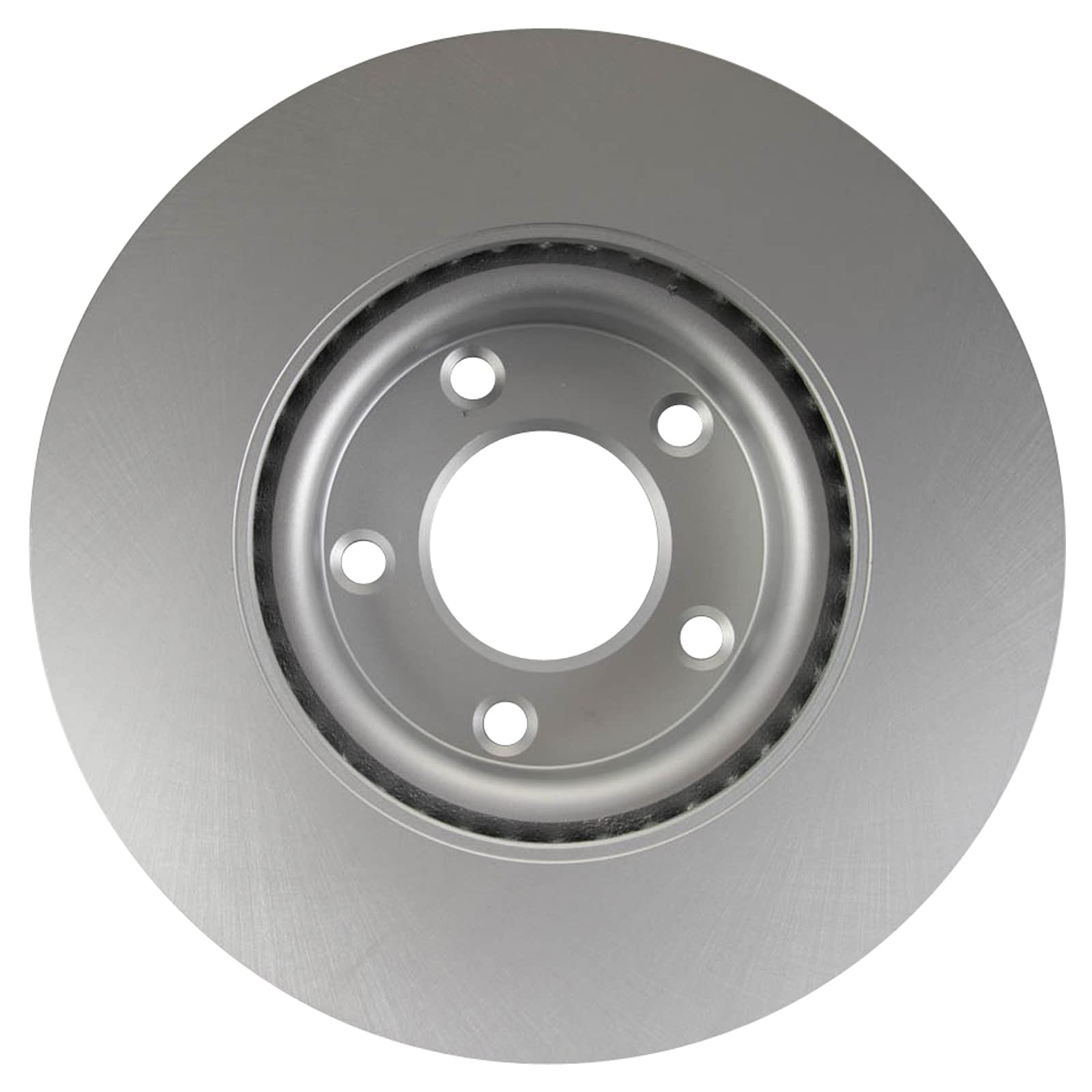 Trq Front Brake Pad & Rotor Kit Semi-Metallic Premium G-Coated Compatible With 2004-2013 Mazda 3 2006-2015 5