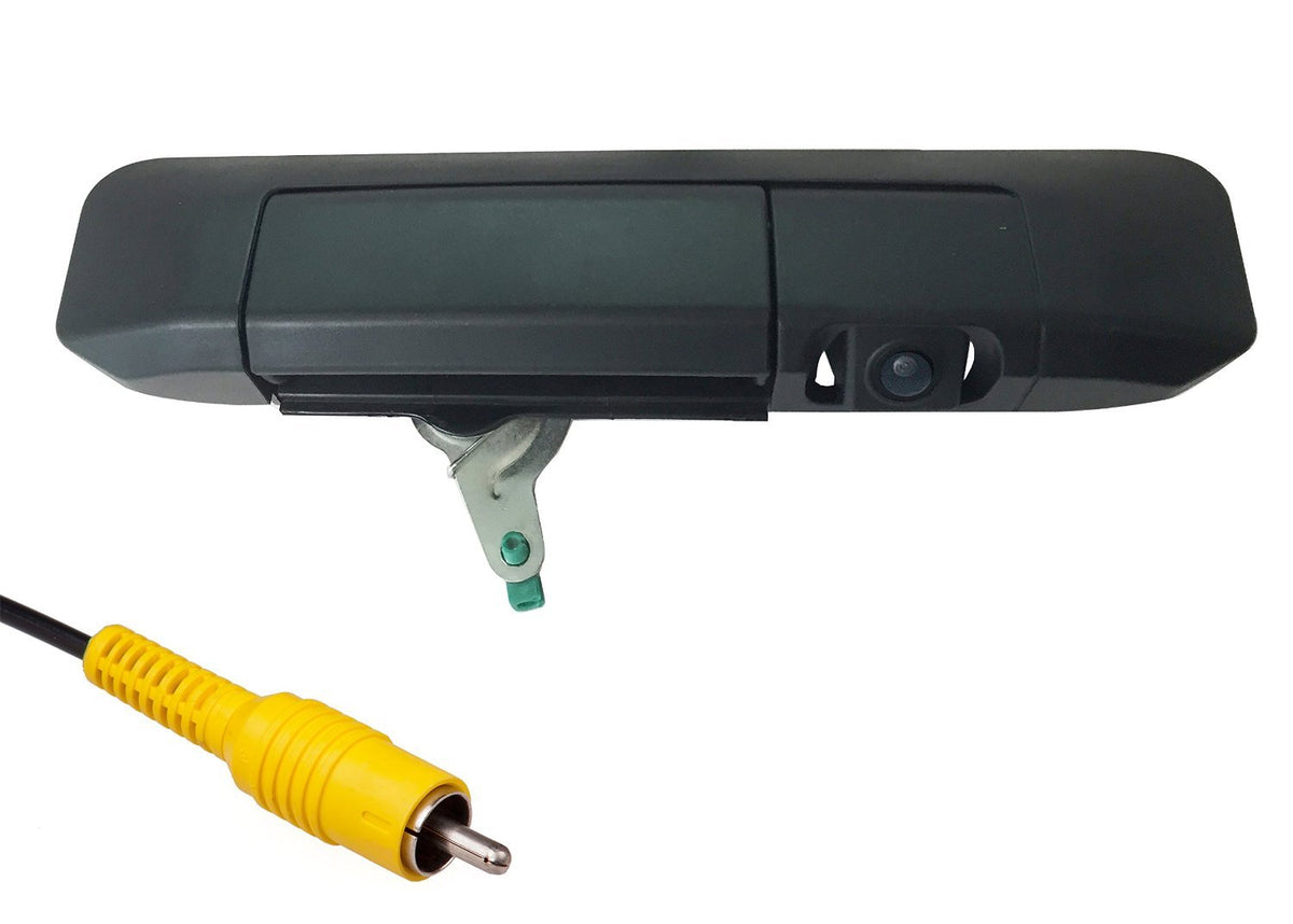 Master Tailgaters Black Tailgate Handle With Backup Camera Replacement For Toyota Tacoma (2005-2014) | Ip68 Waterproof | Parking