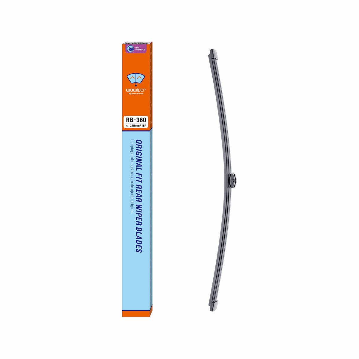 Wowiper 15 Inch Rear Wiper Blade Replacement For Audi Q5 2022-2018 Q7 2021-2017 A4 2019-2011/Volkswagen Touareg 2014-2011/Land R