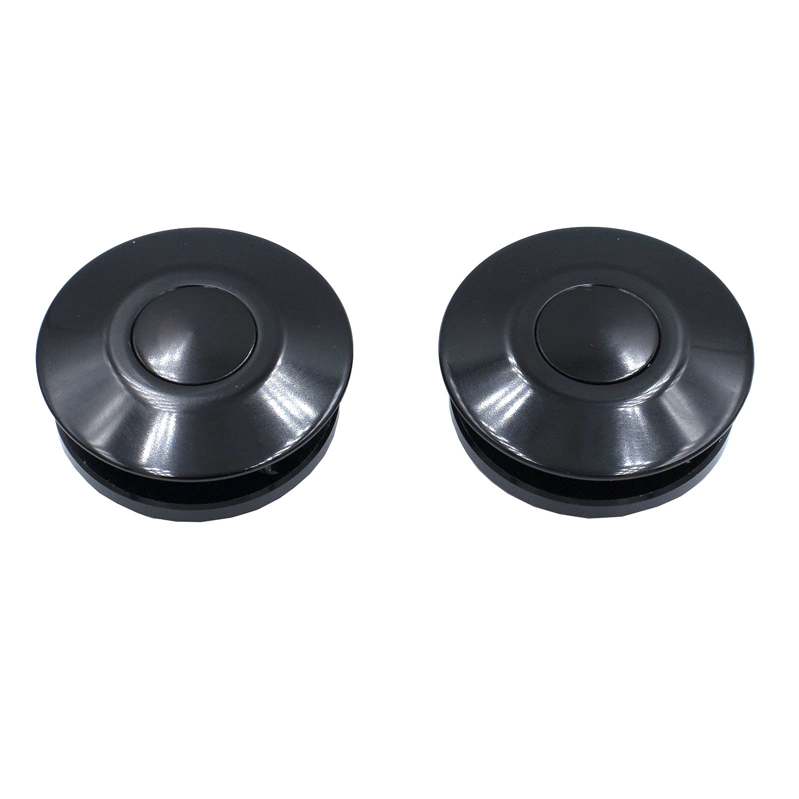 Woopeey Black Aluminum 2.44 Inches Diameter Universal Quick Latch Hood Pins, Quick Release Latch Push Button,Quick Release Hood Cap Pin Lock Clip Kit For Hood Bumper Or Diy