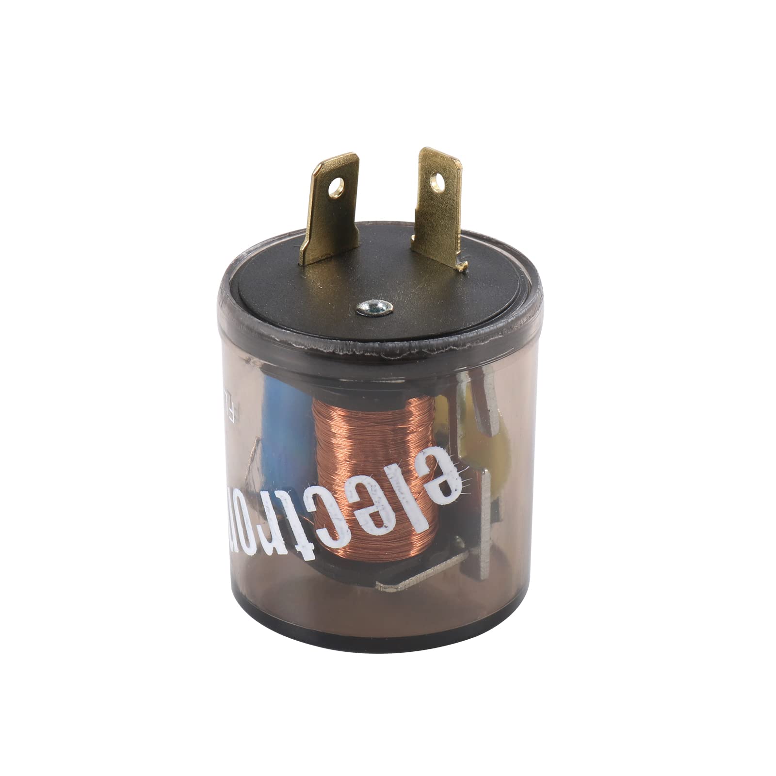 LDMINDA 2 Pin Electronic LED Flasher Relay 12V LED Turn Signal Light Blinker Relay Electronic Turn Signal Flasher Relay 2 Prong 