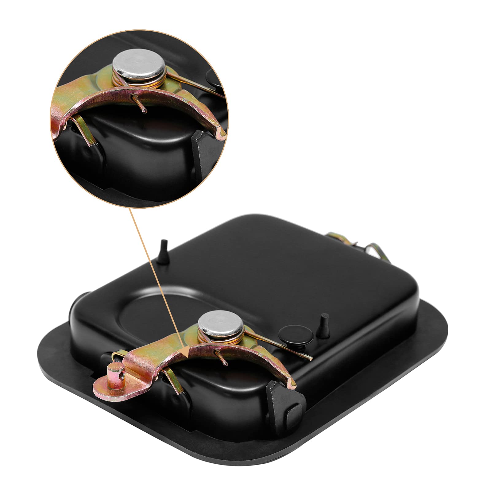 Door Handle Set, Exterior & Interior Left Driver & Right Passenger Side, Compatible With 1991-1996 Jeep Wrangler Yj 1997-2004 Tj Replace# 79540 79541 55176383Ae 55176382Ae 55176477Ac 55176476Ac