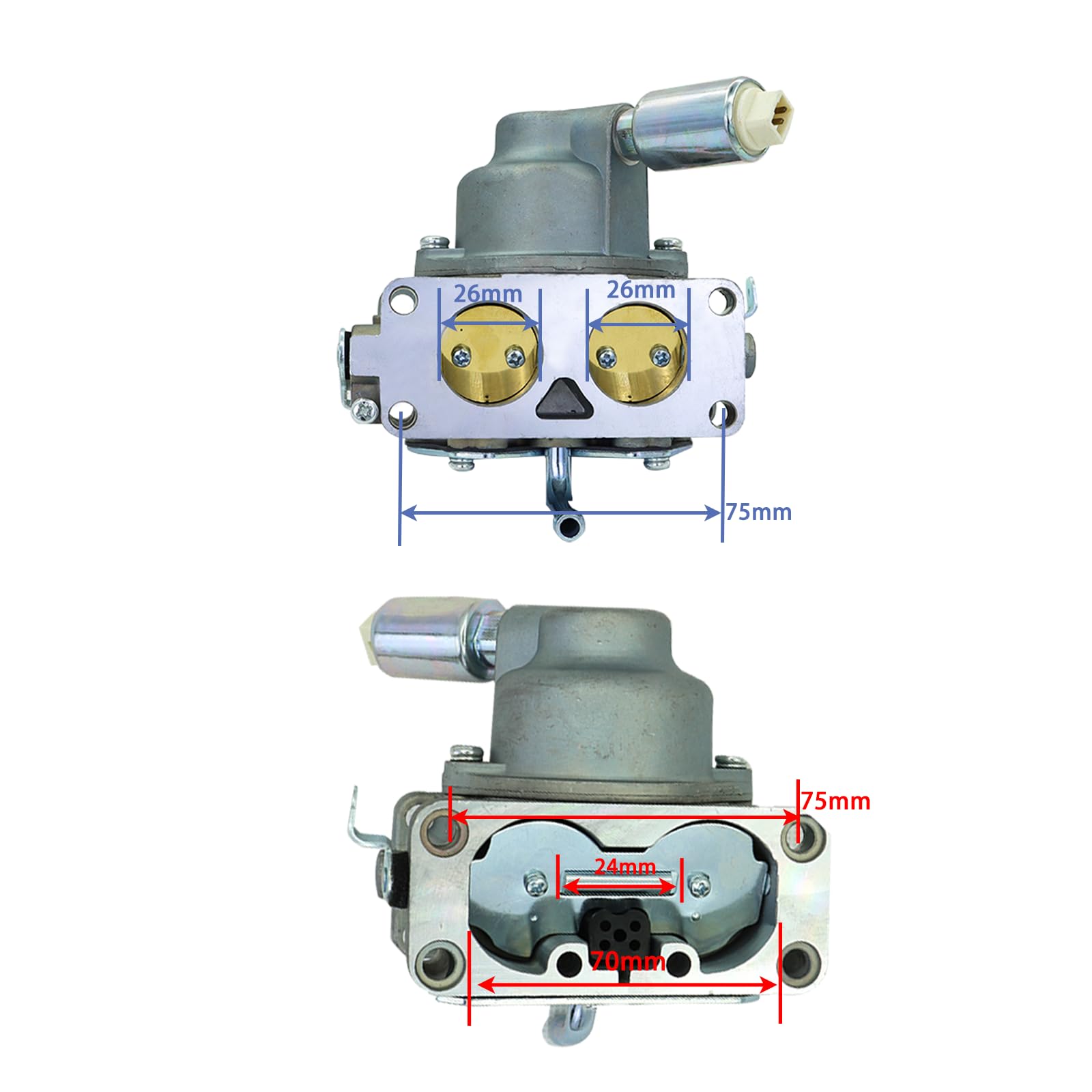 Carburetor Compatible with Husqvarna YTH24V48 YTA22V46 YTH22V46 YTH24V48 YTA24V48 YTH24V54 YTH22V46 Z246 Z254 YTH23V48 YTH2348 4