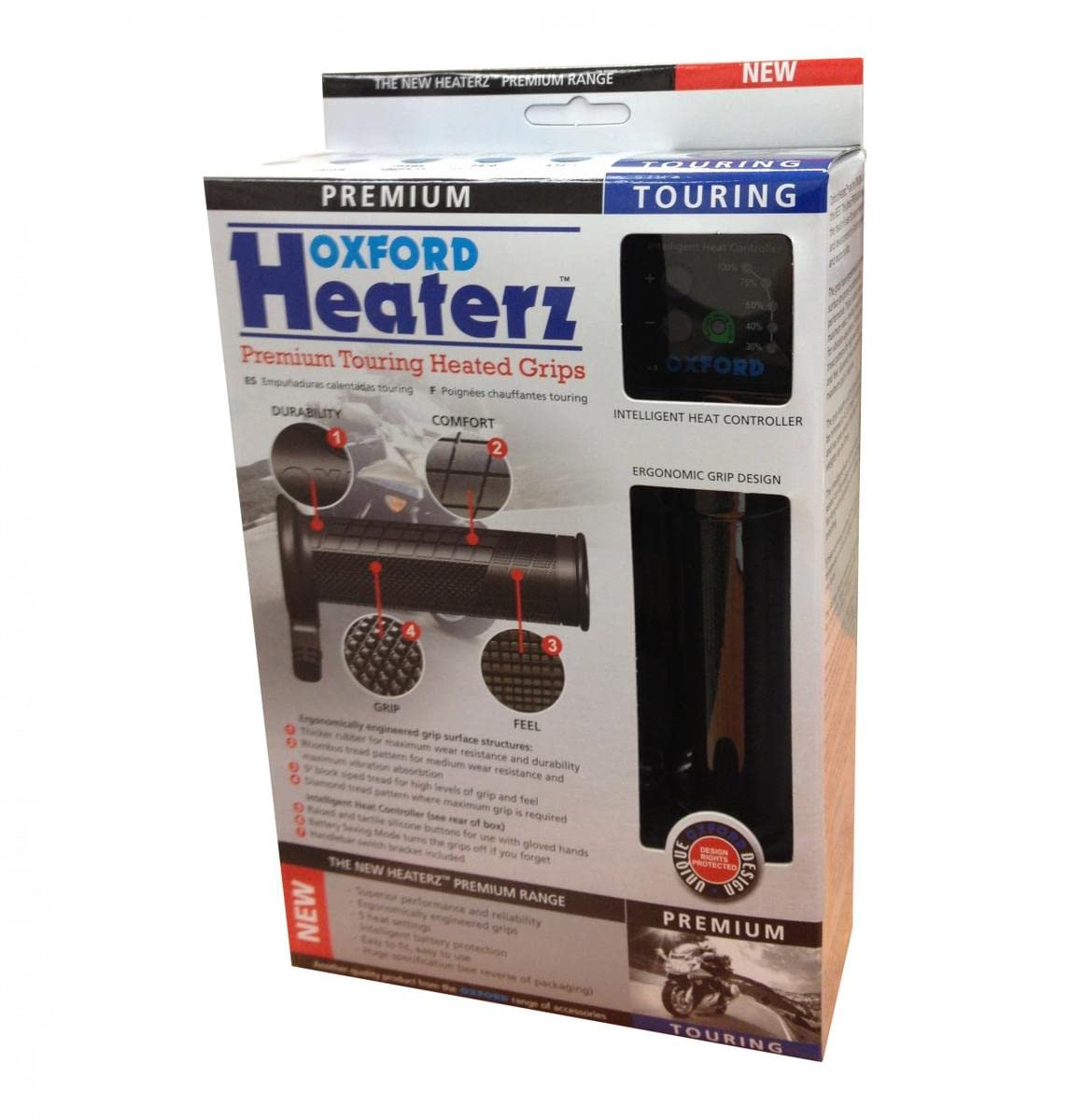 Oxford - Heaterz Premium Touring (Temperature Controlled Motorcycle Grips)