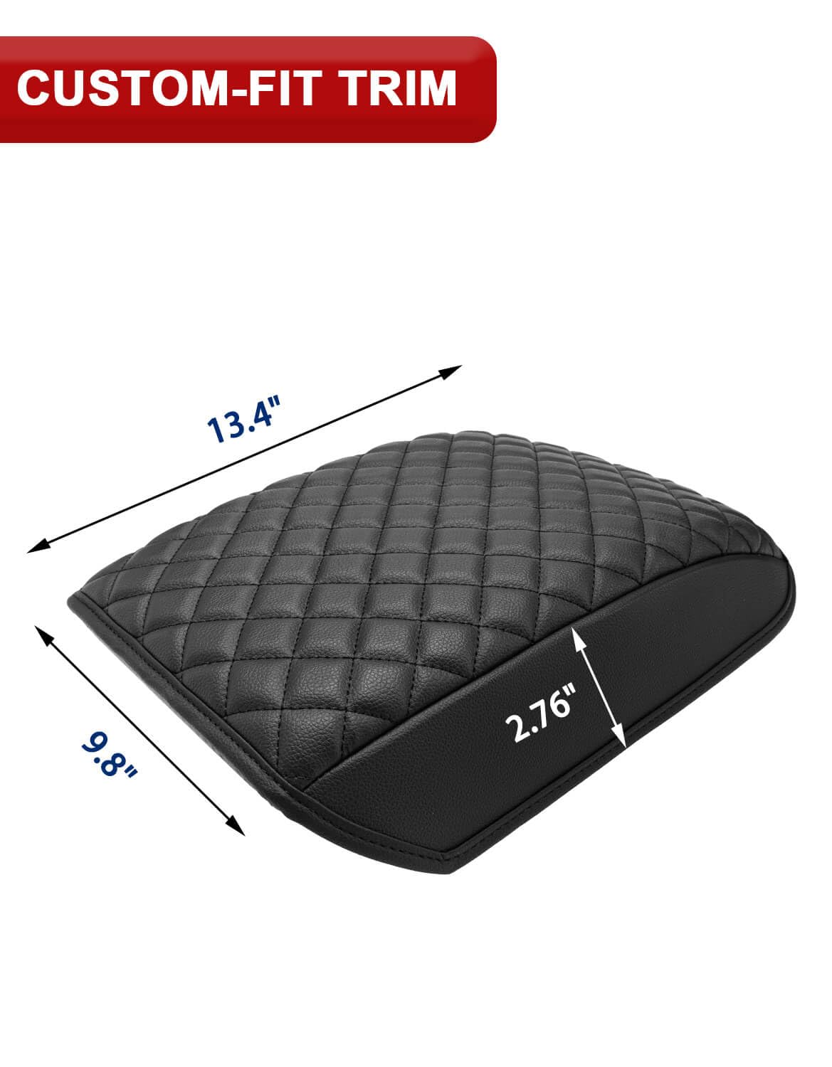 Kbh Center Console Armrest Cover For Ford Explorer 2020 2021 2022 2023 2024 2025, Vinyl Leather Trim, Car Middle Console Lid Cus