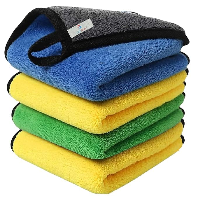 Microfiber Cloth 800 GSM Double Sided Microfiber Cloth for Car Cleaning