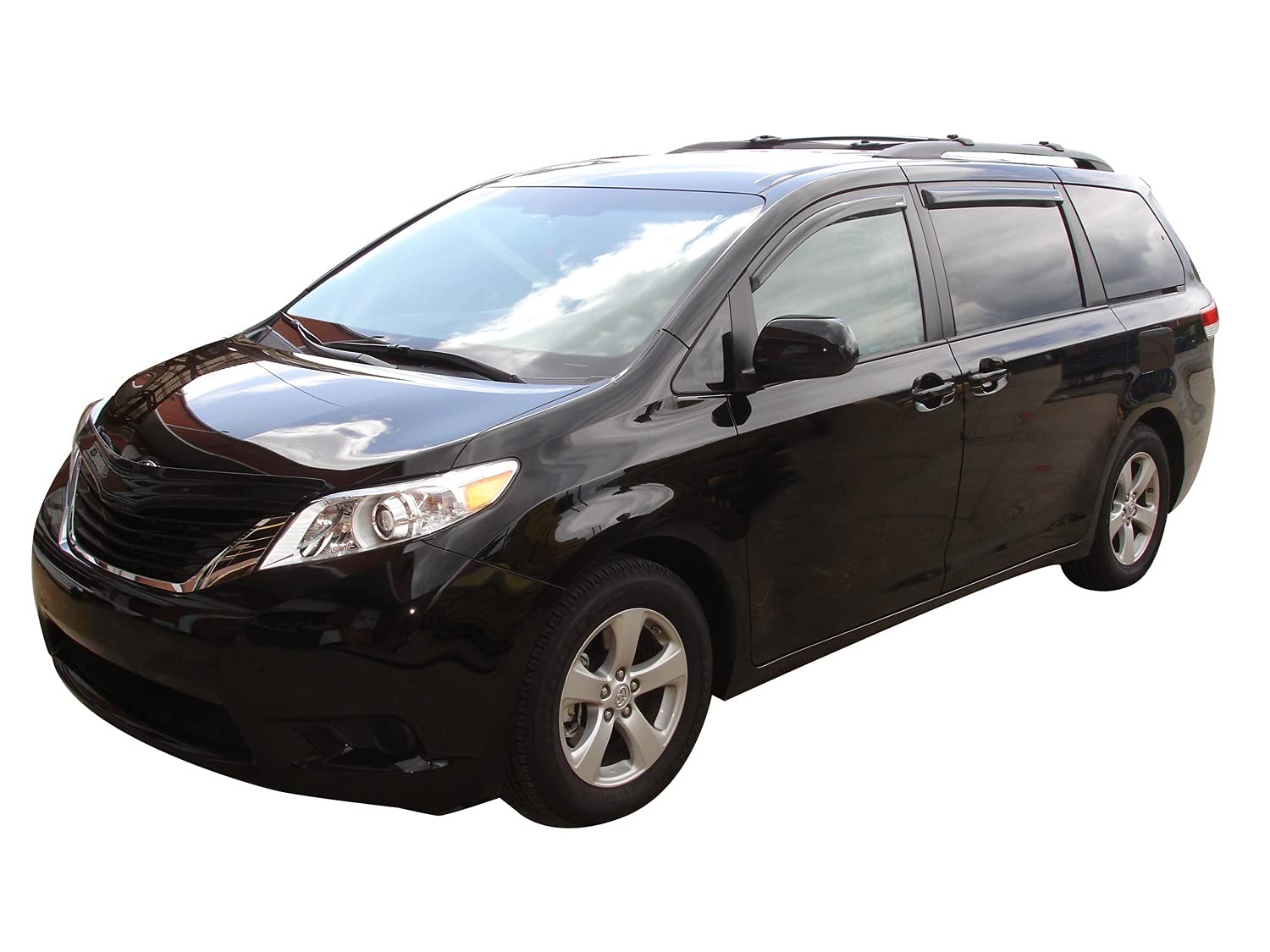 Auto Ventshade [Avs] Bugflector Ii / Hood Shield | Fits 2011 - 2020 Toyota Sienna, 1 Pc. | Dark Smoke - 24160