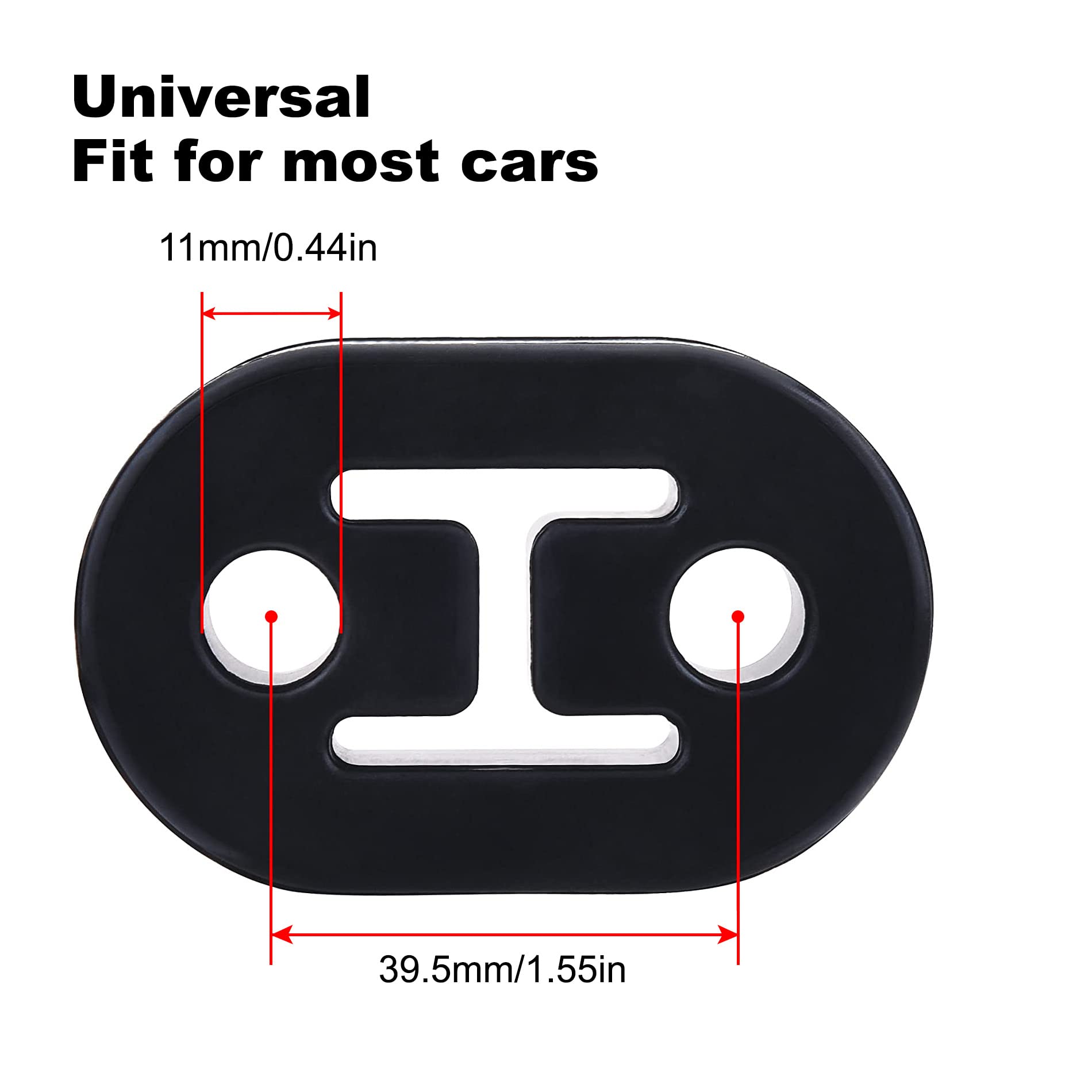 Evil Energy Exhaust Hanger Rubber Insulator Bushing Mount 2 Holes