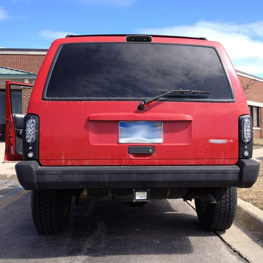 Pit66 Led 3Rd Brake Light, Compatible With 1997-2001 Jeep Cherokee Smoke Lens High Mount Led Third Brake Light Cargo Lamp Smoky