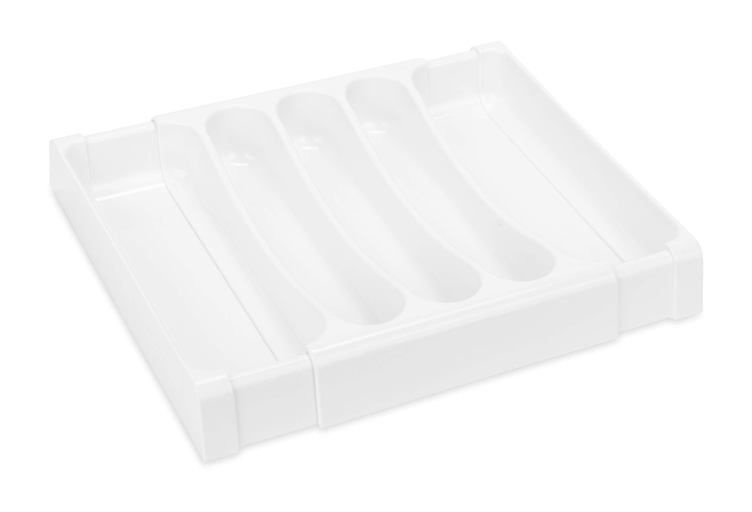 Camco Adjustable Cutlery Tray - Designed for RV and Compact Kitchen Drawers, Adjusts Between 9 and 13 for an Easy Custom Fit