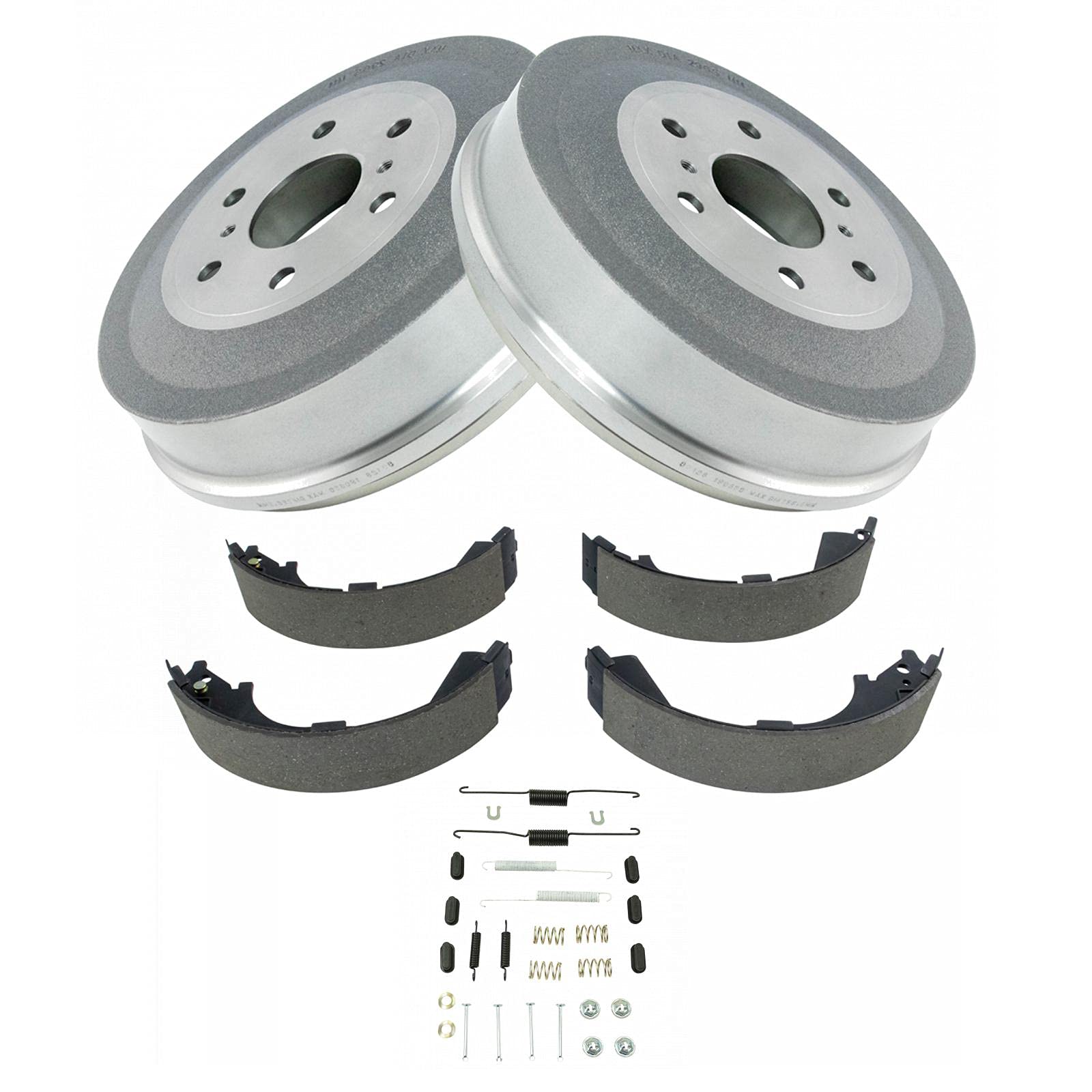TRQ Rear Brake Drum Shoe & Hardware Kit for Chevy Silverado 1500 - Model BKA19943