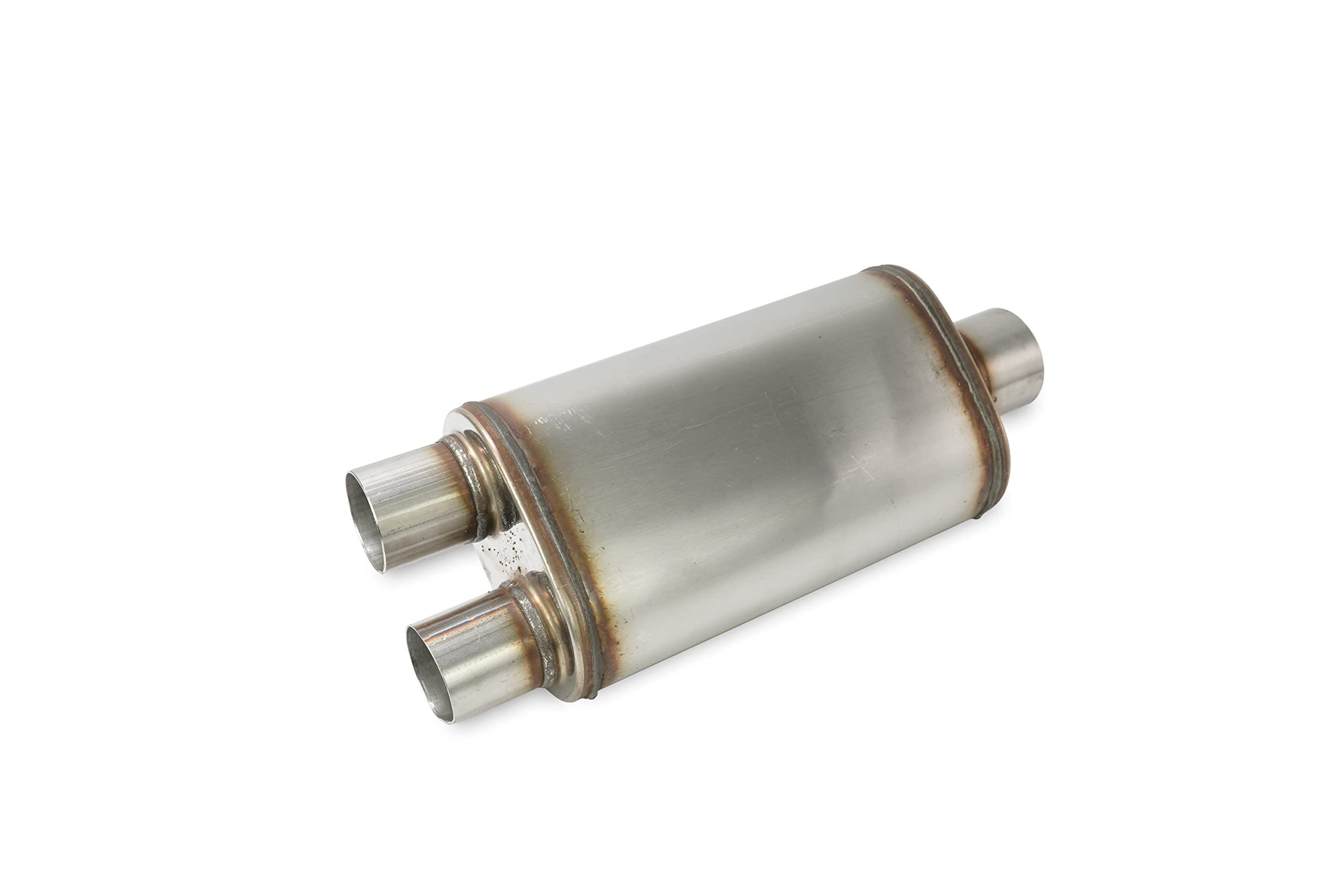 Truck Exhaust Kits 2.5' Dual Exhaust Kit With Stainless Muffler Corner Exit Rolled Tips Fits Tundra 09-21