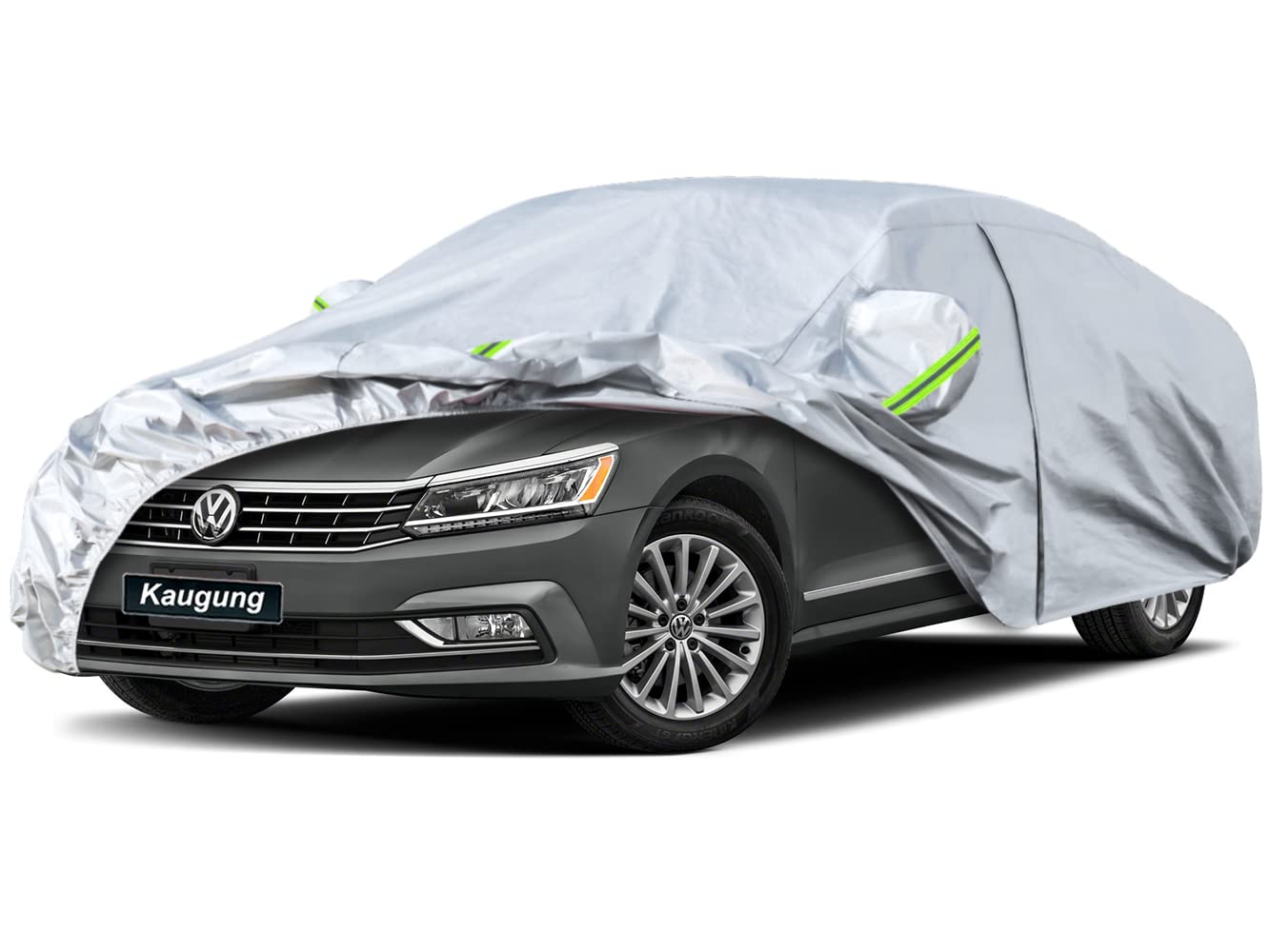 Kaugung 6 Layers Car Cover Custom Fit Vw Passat Sedan From 2000 To 2025, Waterproof All Weather Resistant Outdoor Indoor Sun Rai