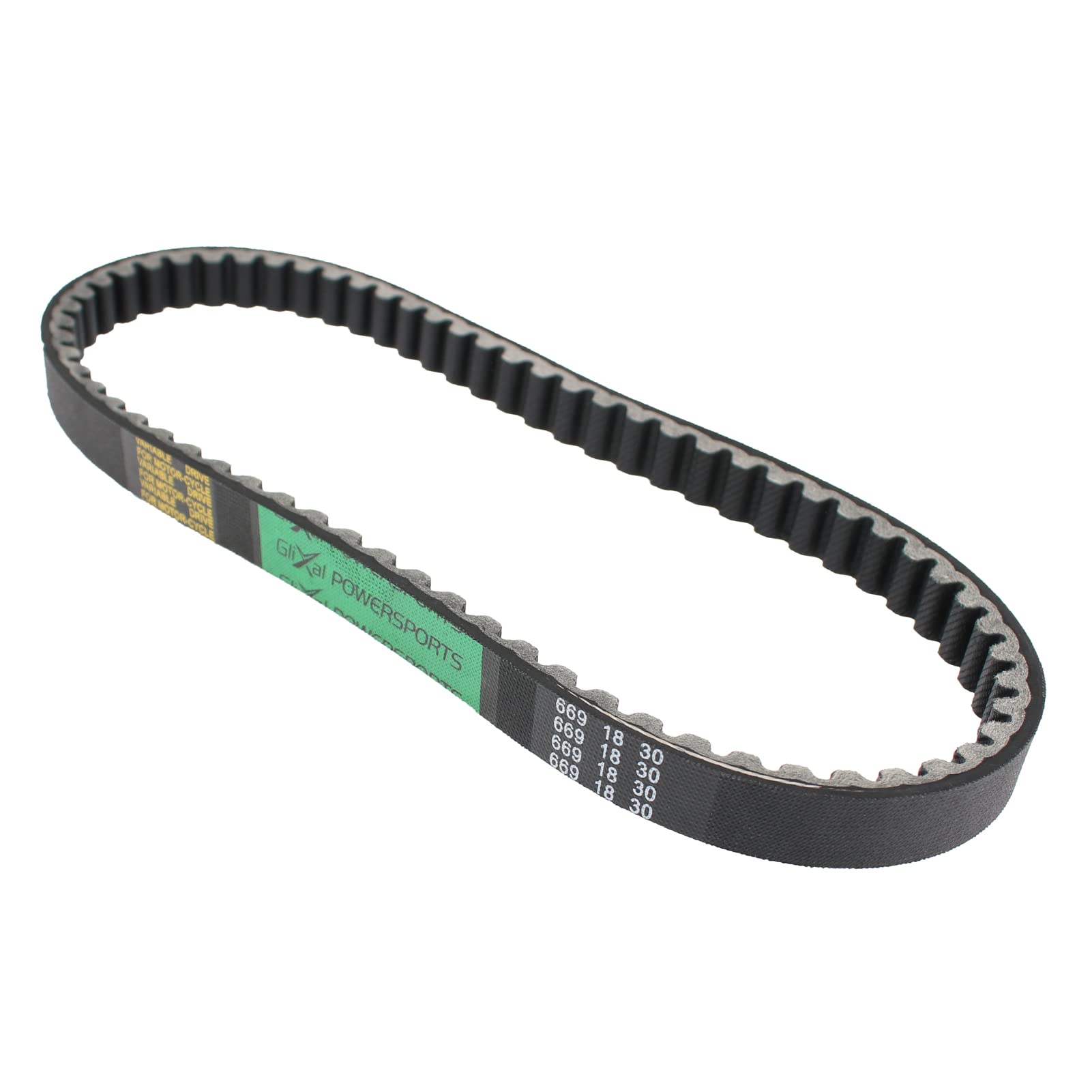 Glixal Atks-032 139Qmb Reinforced 669-18-30 Racing Cvt Drive Belt Gy6 49Cc 50Cc Roketa Baja Tank Jmstar Taotao Jonway Scooter Moped Atv