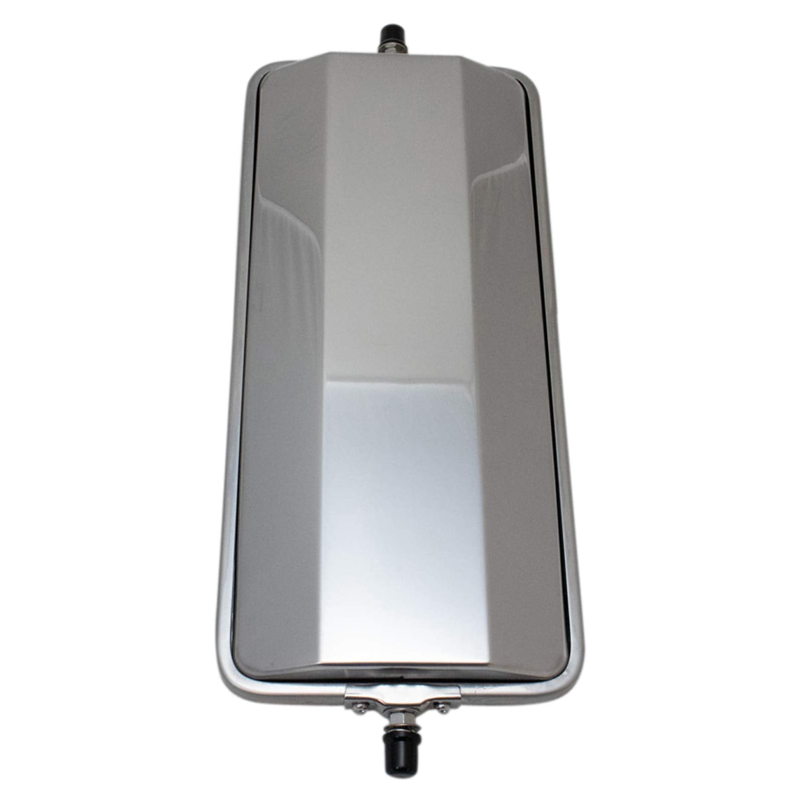 Trq West Coast Mirror Manual 16 X 7 Inch Stainless Steel Bubble Back Convex Glass For Hd Semi Truck