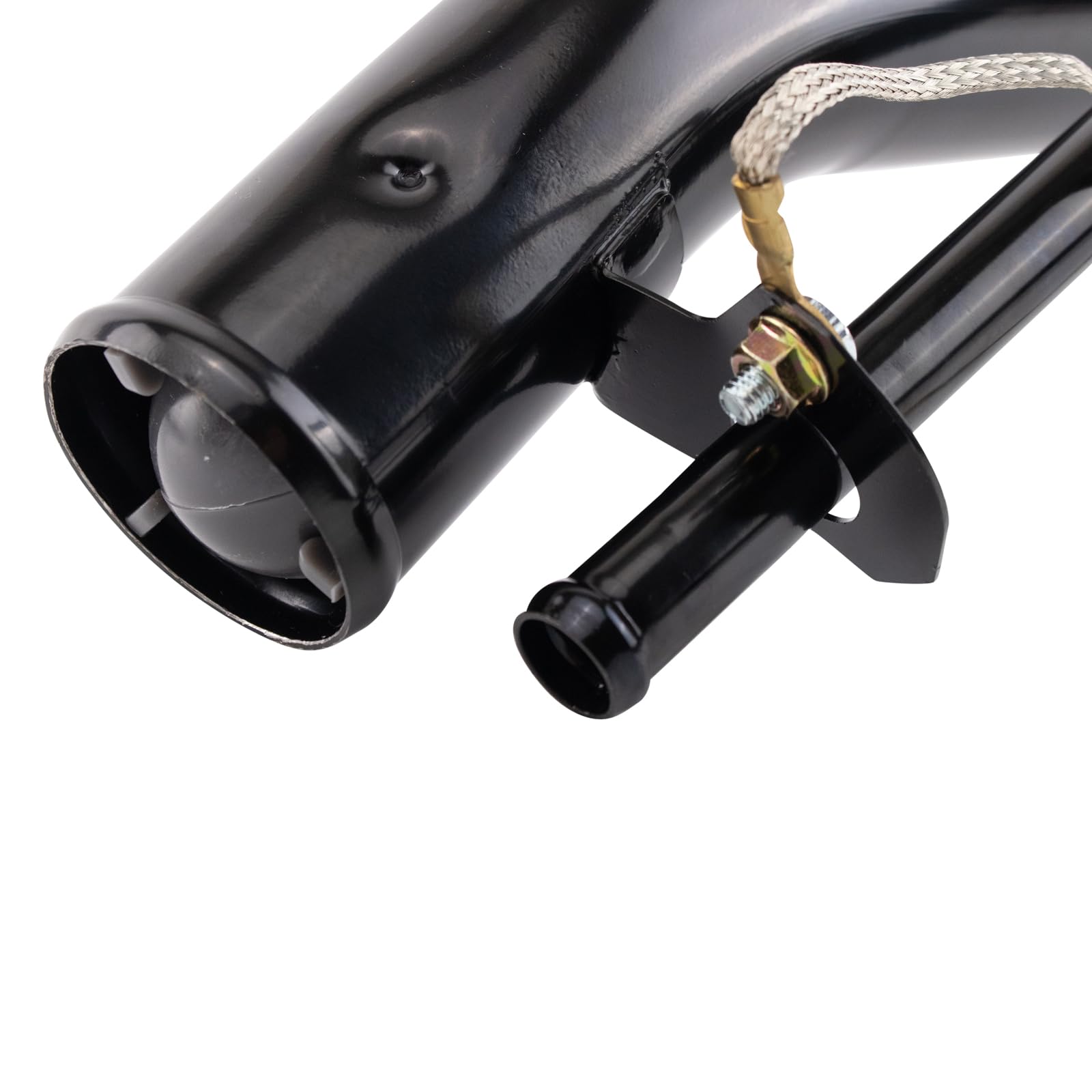 TRQ Fuel Tank Filler Neck Black Compatible with 2000-2002 Chevrolet S10 GMC Sonoma