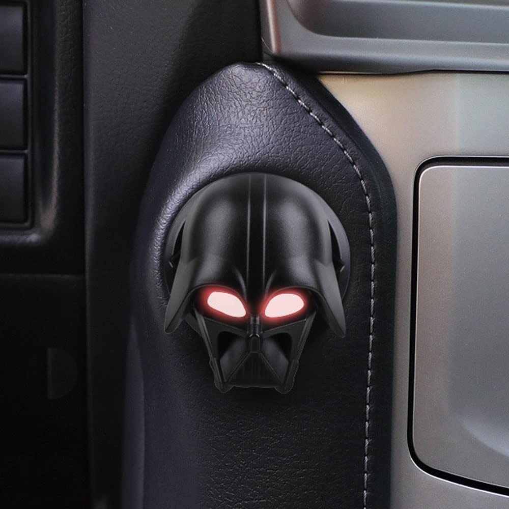 Car Engine Start Button Cover Darth Vader Push To Start Button Ignition Cover Anti-Scratch Universal Button Decoration Ring (1 P