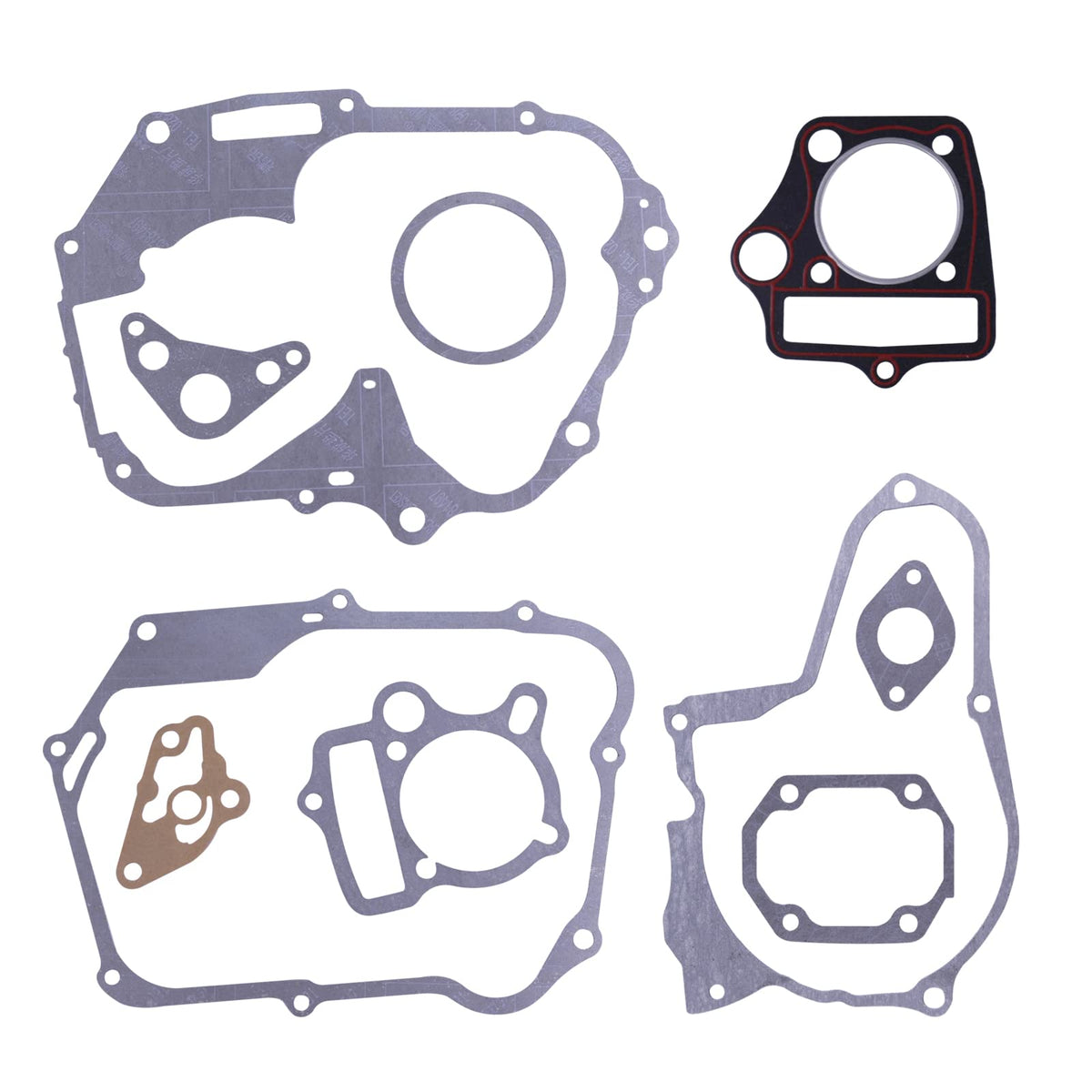 Engine Head Cylinder Stator Clutch Intake Gasket Set Compatible For 50Cc 70Cc 90Cc 110Cc 125Cc Chinese Atvs, Dirt Bikes, Go Karts