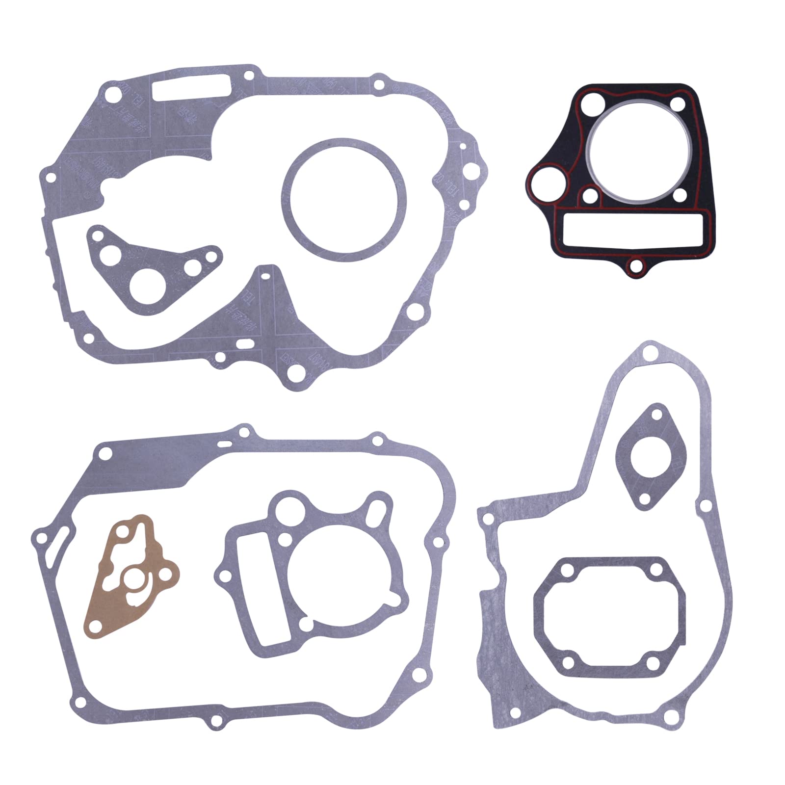 Engine Head Cylinder Stator Clutch Intake Gasket Set Compatible For 50Cc 70Cc 90Cc 110Cc 125Cc Chinese Atvs, Dirt Bikes, Go Kart