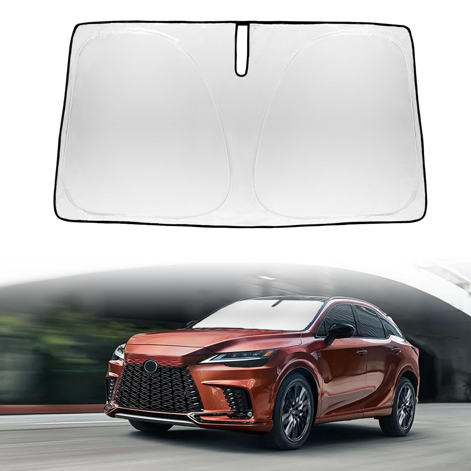 Sunshade Windshield Sun Shade Custom Fit For 2023-2024 Lexus Rx Windshield Cover For Lexus Rx350 Rx450 Rx450H Rx350H Front Windo