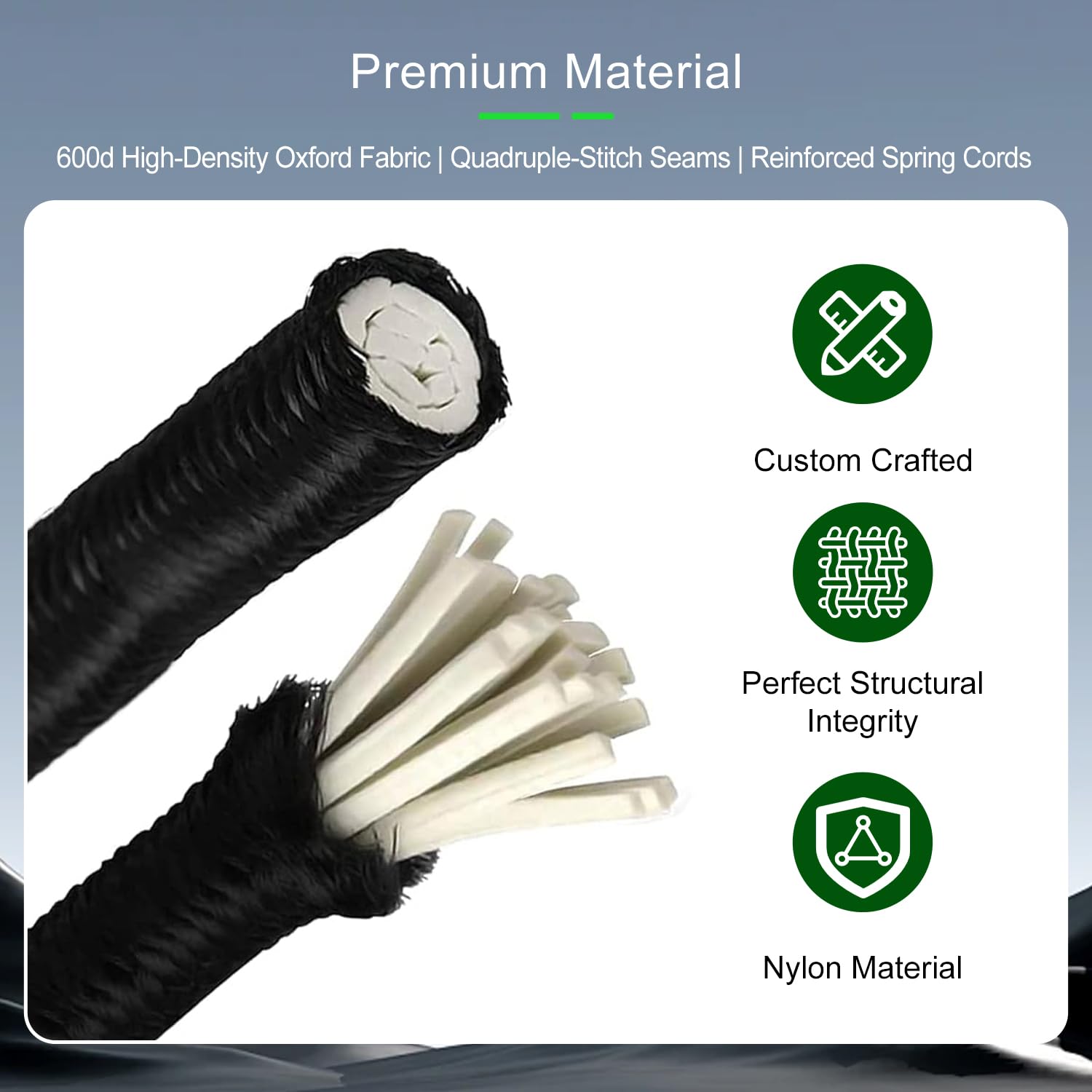 xipoqix Truck Bed Cargo Net 49.21 x 18.11 Inch Compatible with 2015-2025 Ford F150 Truck Bed Organizer Mesh Net Replacement for