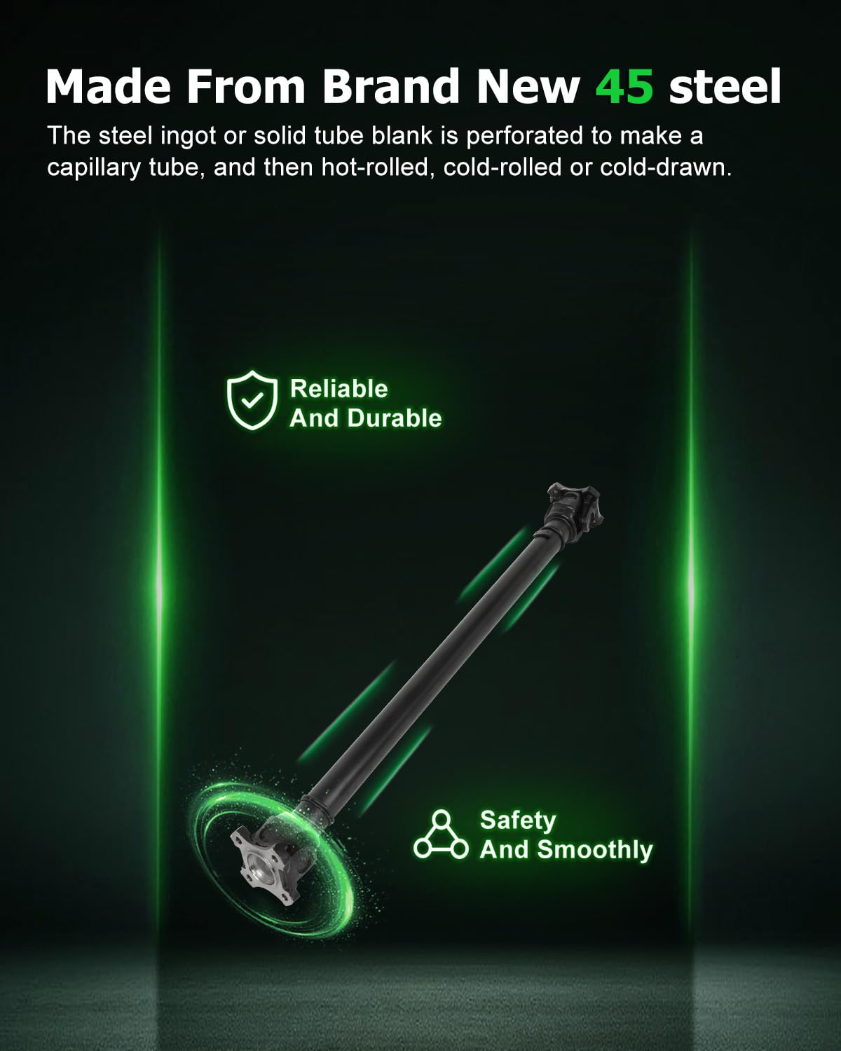 Scitoo?28.75''?Steel Front Driveshaft Assembly Drive Shaft Prop Shaft For Bmw 528I Xdrive 535I Gt Xdrive 535I Xdrive 550I Gt Xdr