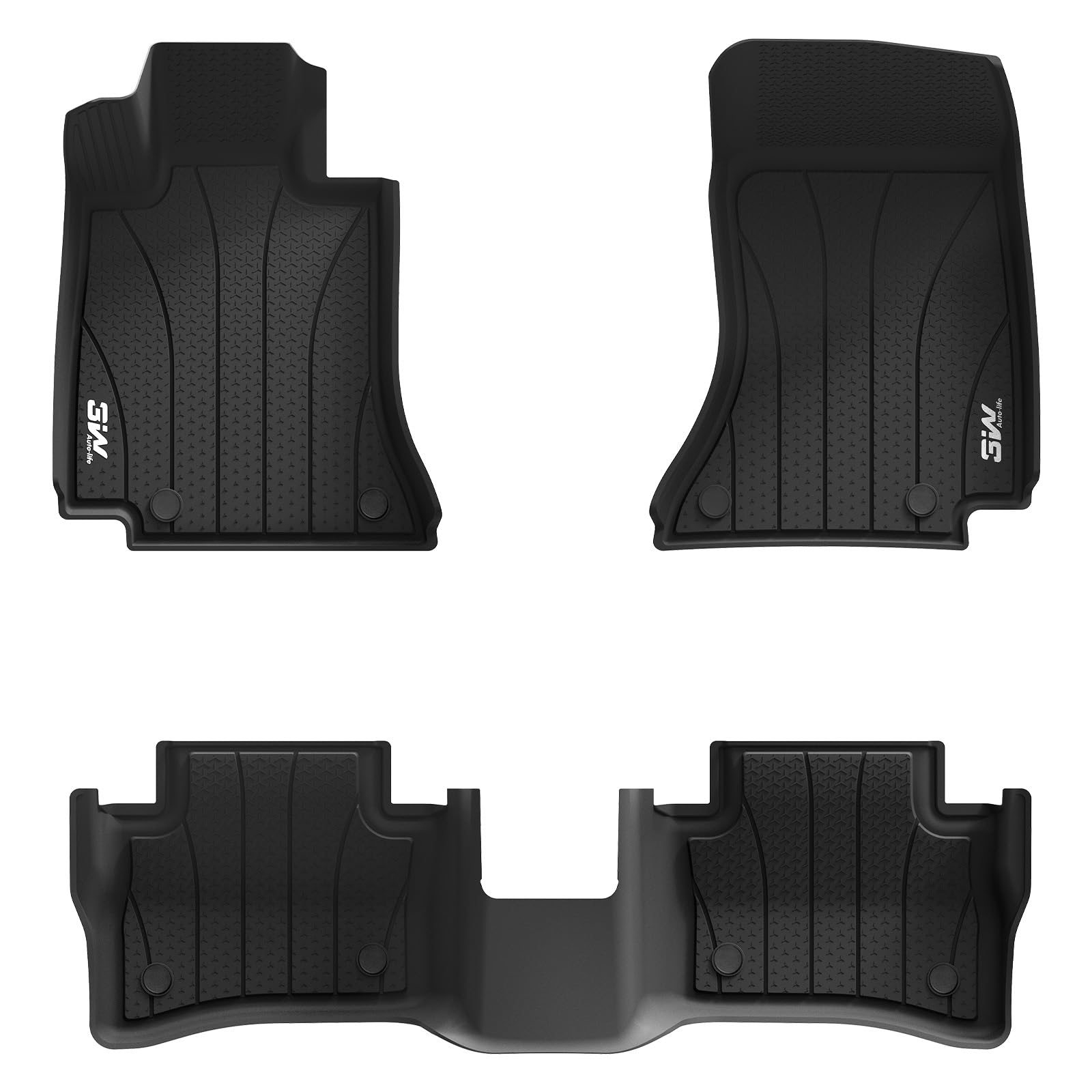 3W Floor Mats Fit For Mercedes Benz E-Class 2024 2025 Tpe All Weather Custom Fit Floor Liner For E300 E320 E350 E400 E550 E63, 1