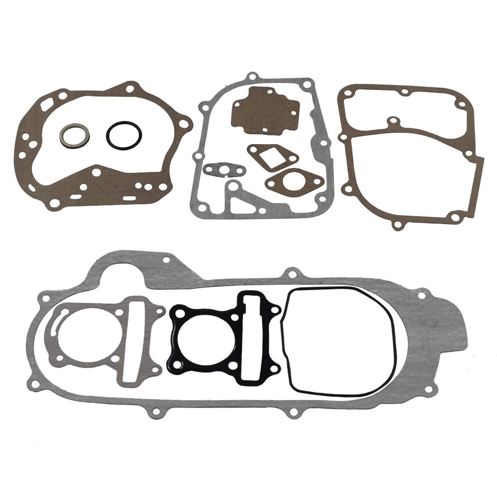 GY6 Cylinder Rebuild Kits Trkimal 100cc Big Bore Kit for 64mm Valve 49CC 50CC 139QMB Moped Scooter Engine 50mm Bore Upgrade Set