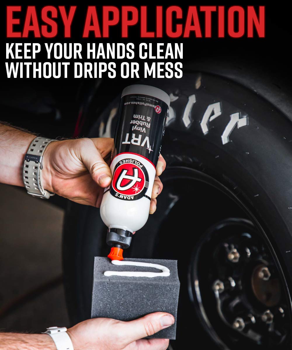 Adam'S Polishes Block Applicator (10 Pack) Trim Dressing & Tire Shine Applicator Pad For Car Detailing | Reusable & Customizable