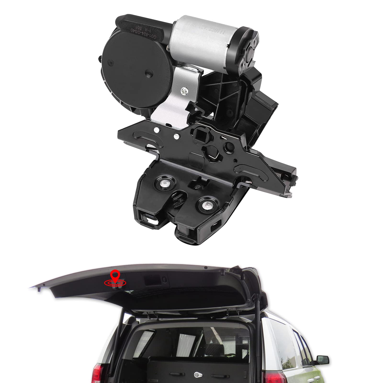 Trunk Latch Assembly for Chevy Suburban Tahoe Equinox Traverse GMC Yukon Acadia Terrain Cadillac Escalade XT5 Buick Regal Enclav