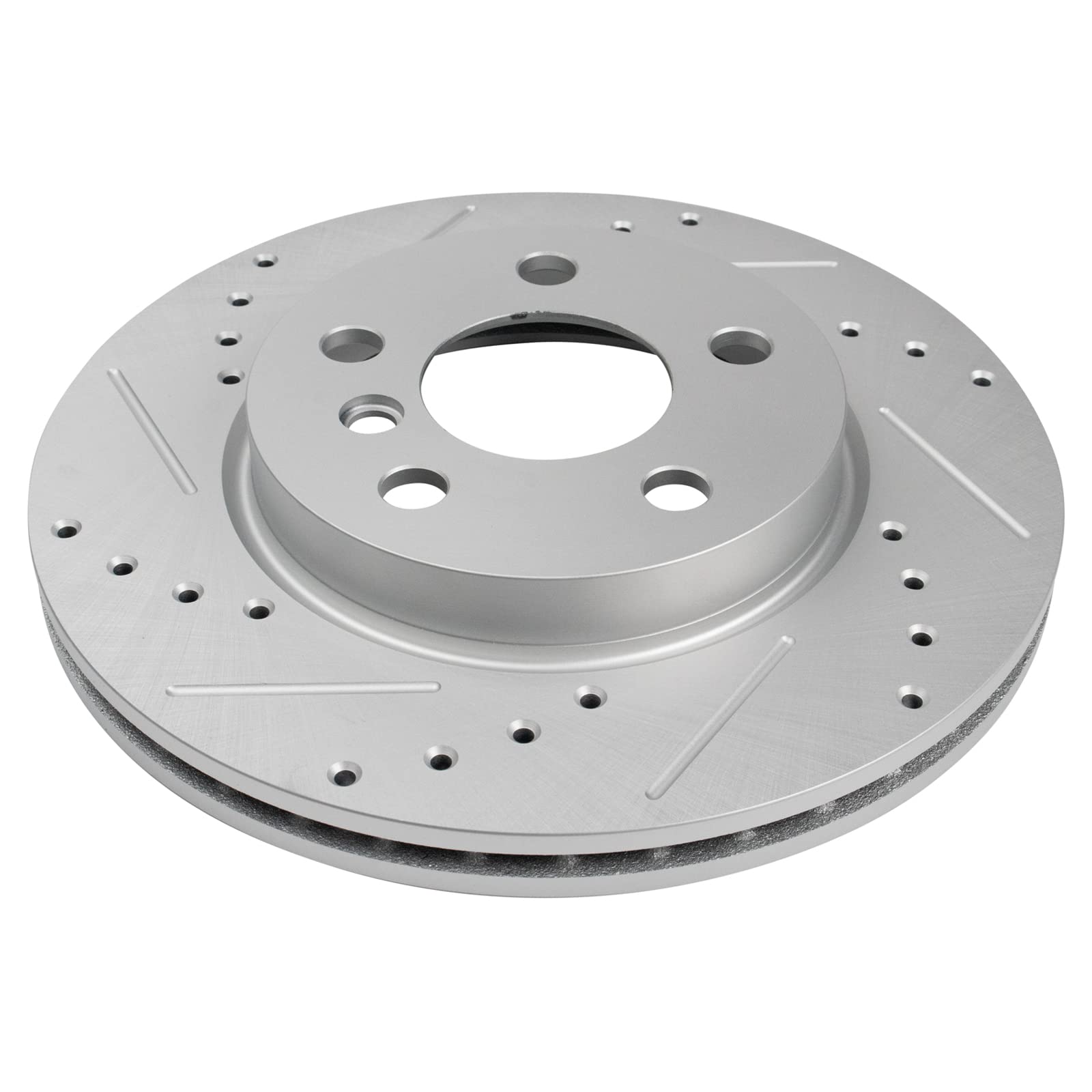 Trq Front Performance Brake Rotors Set Premium G-Coated Compatible With 2014-2024 Mini Cooper