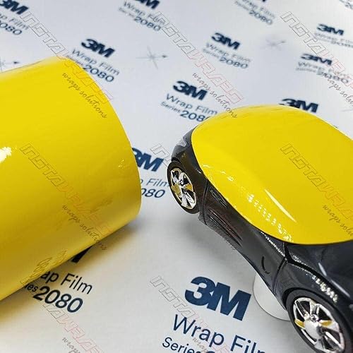 3M 2080 G15 Gloss Bright Yellow Car Wrap Vinyl Film