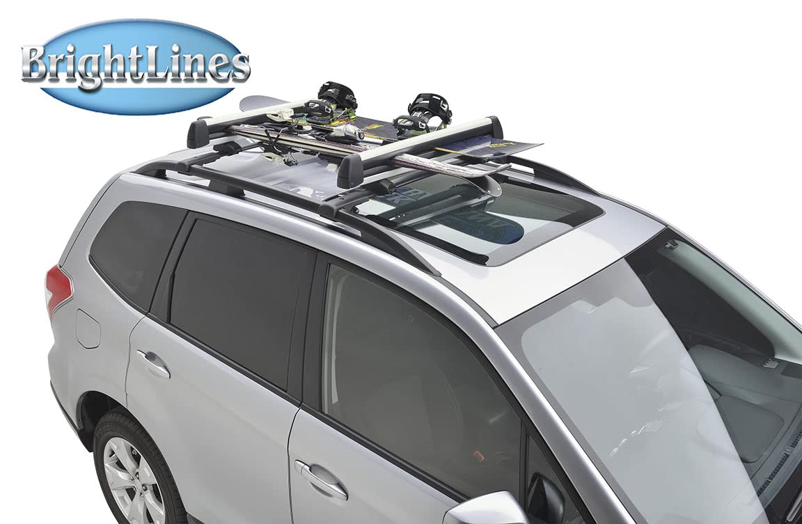 Brightlines Aero Roof Rack Cross Bars Luggage Rack Replacement For 2019 2020 2021 2022 2023 2024 2025 Subaru Forester (Not Fit W