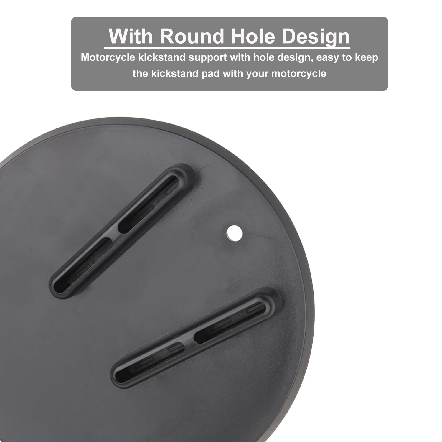 Sunpie Motorcycle Accessories Kickstand Pad Stand Support Plate For All Motorcycle Universal Parking Plate Helps Park Your Bike On Hot Pavement Grass Soft Ground, Valentine Gifts For Him