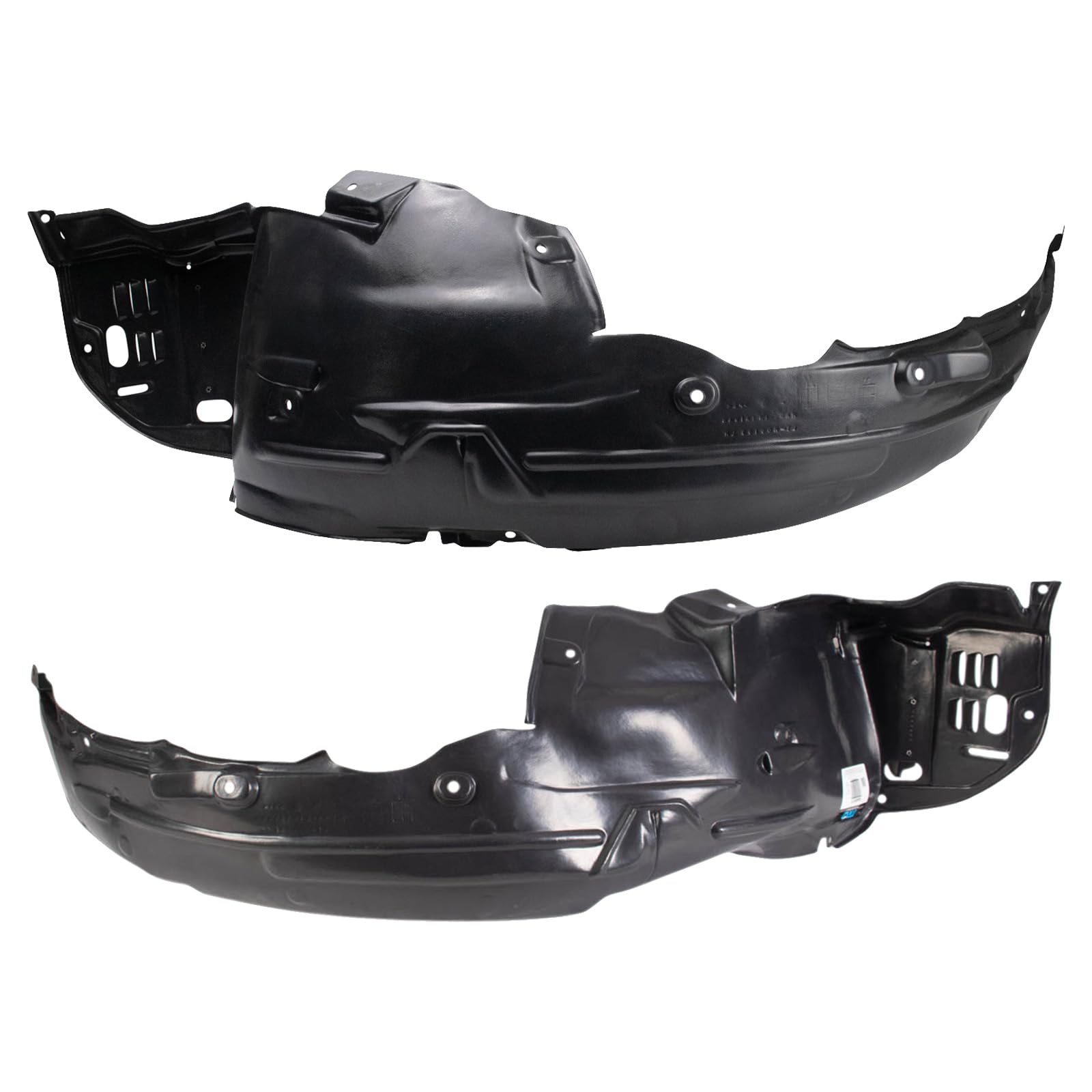 Trq Inner Fender Liner Set Compatible With 2013-2015 Honda Crosstour Ho1248148 Ho1248149 Ho1249148 Ho1249149