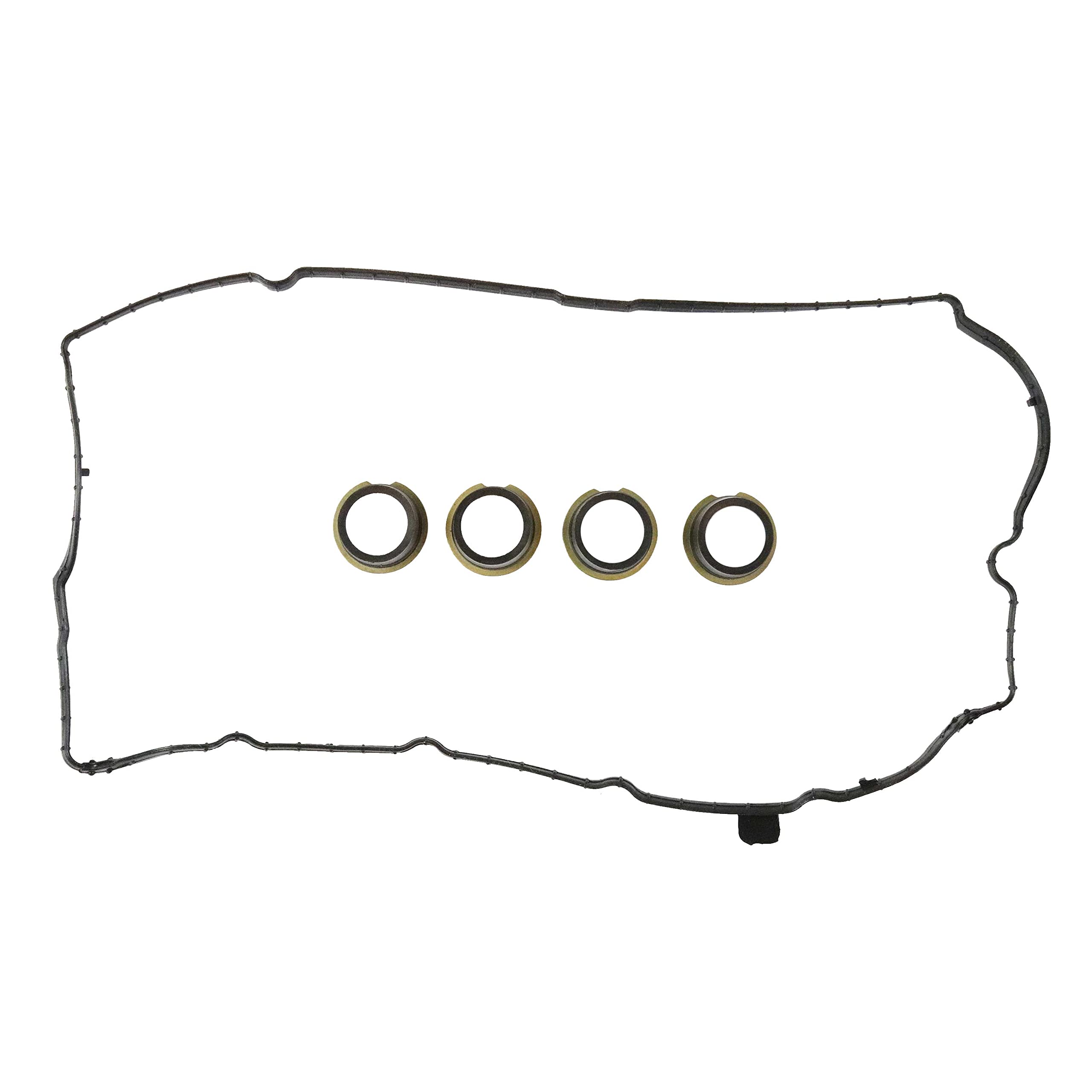 Dnj Vc4363G Valve Cover Gasket With Grommets For 14-17, Fiat, Jeep 500L, 500X, Renegade, 1.4L, L4, Sohc, 1368Cc, 83Cid, Turbocharged