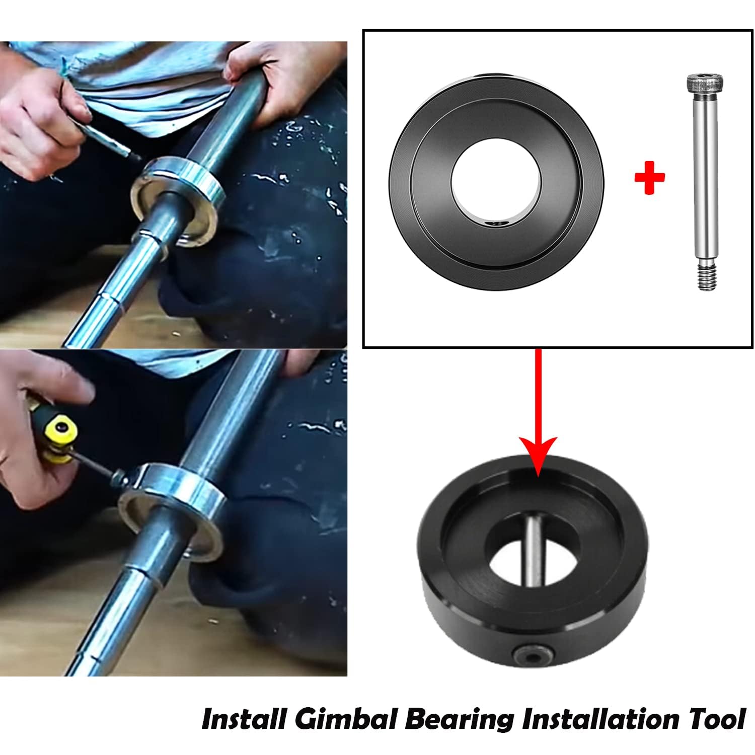 Gimbal Bearing Installer Bearing Puller Remover and Enigne Alignment Tools Set for Alpha Alpha 1 for Mercruiser for Bravo for MR