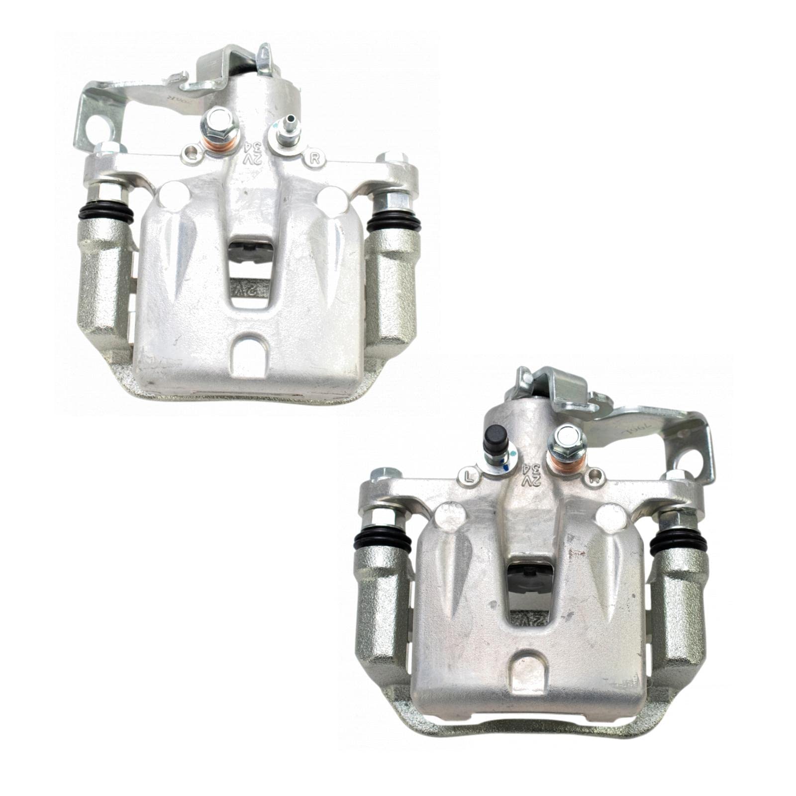 Trq Rear Brake Caliper Set Compatible With 2013-2017 Hyundai Elantra Gt 2012-2016 Veloster 2014-2018 Kia Forte 2014-2016 Forte K