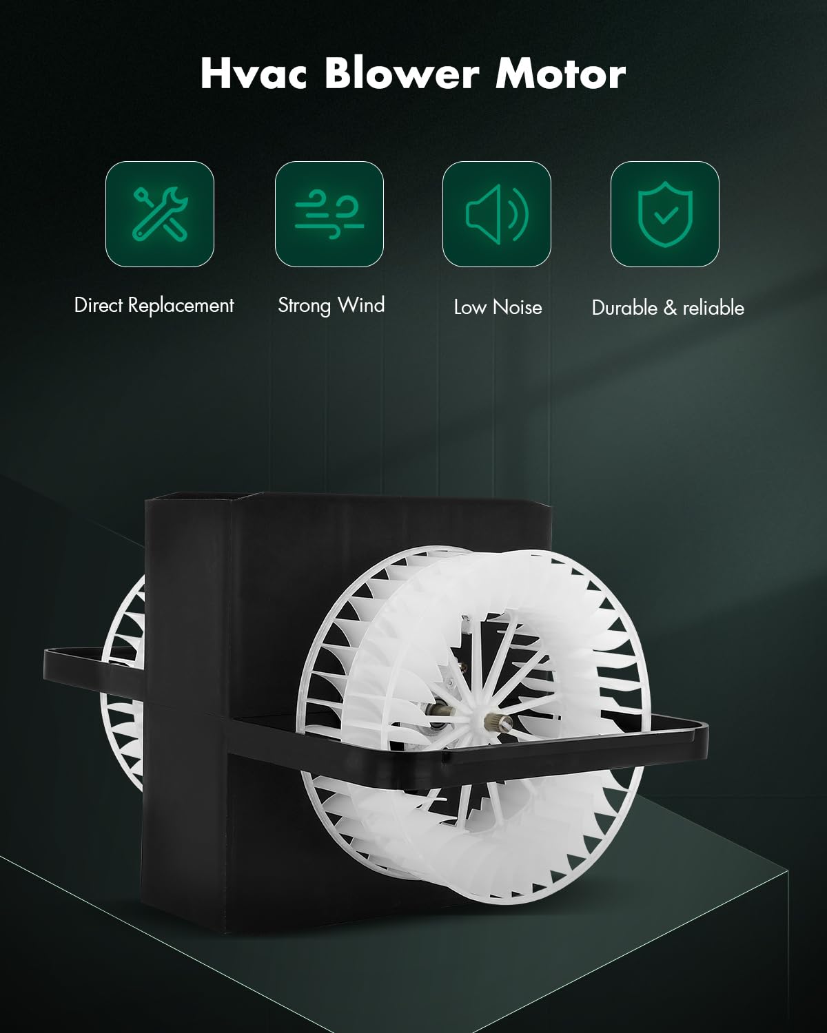 Scitoo 700180 Front Hvac Blower Motor With Fan Cage For Mercedes-Benz 1986-1995