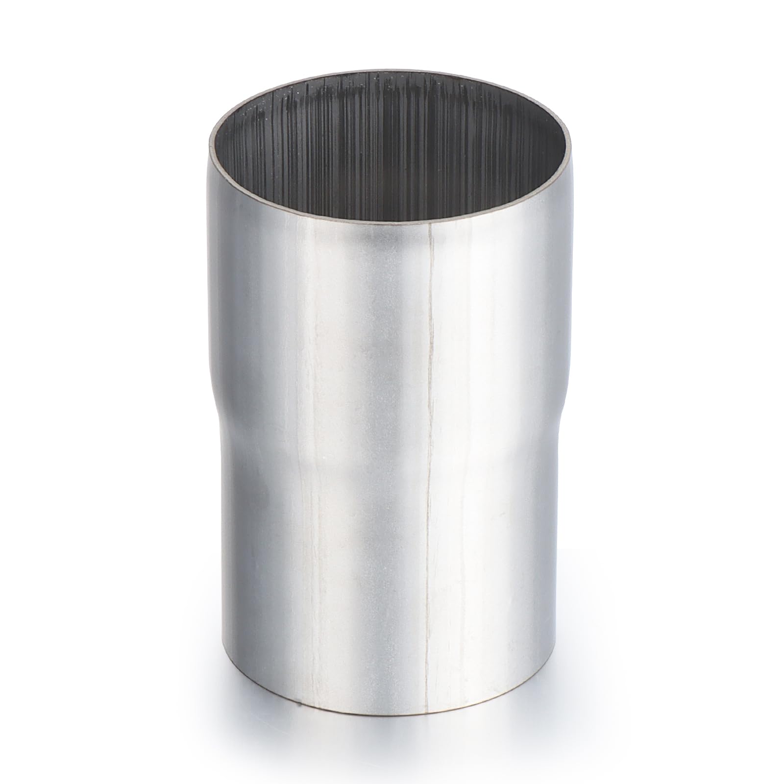 A-Karck Exhaust Adapter Connector 2.5'' Id To 2.5'' Od, Exhaust Pipe Reducer 4'' Overall Length 304 Stainless Steel