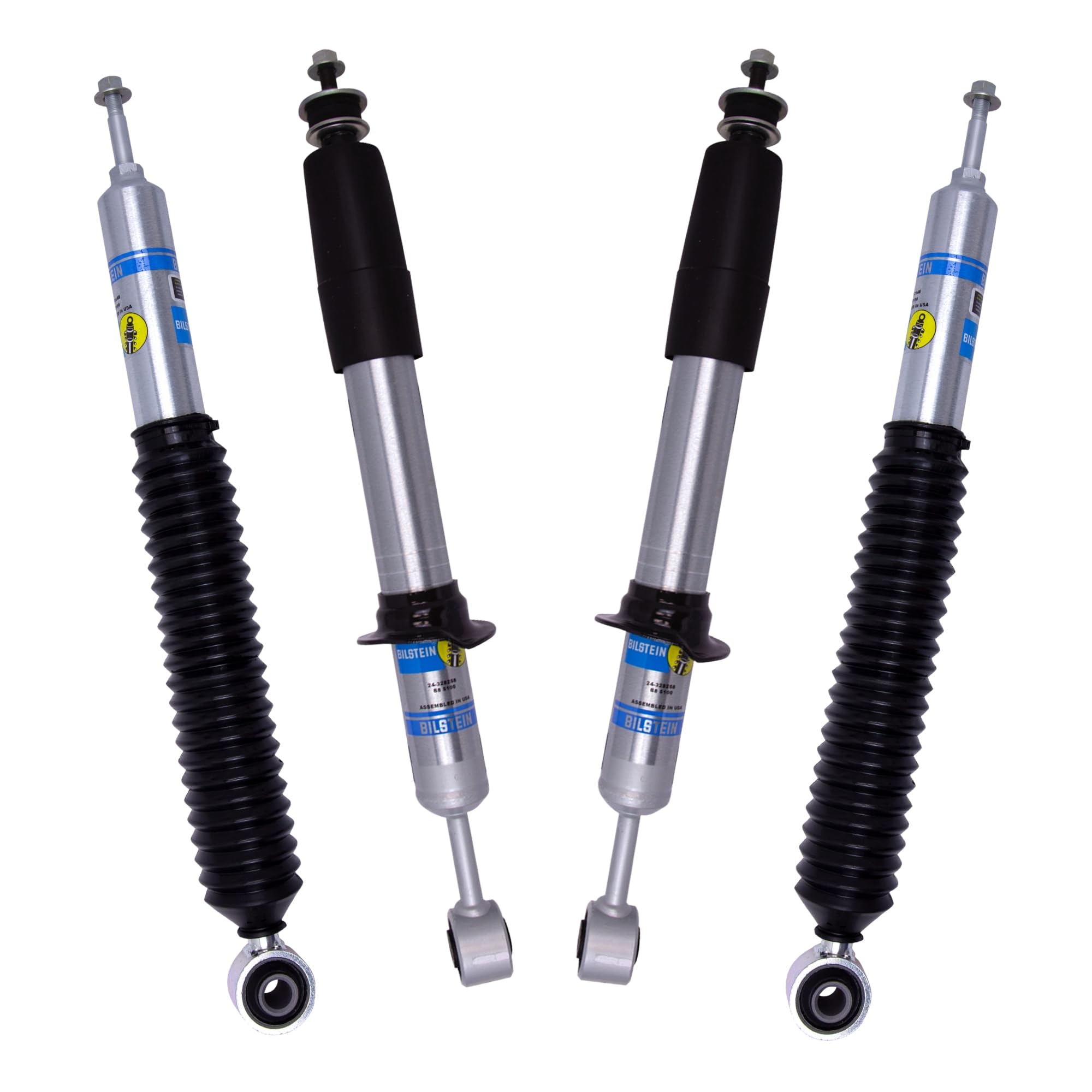 Bilstein Set of Front and Rear B8 5100 Series Shocks Compatible with 2010-2024 4Runner with 0-2 Rear Lift | Provides 0-2.5 Front