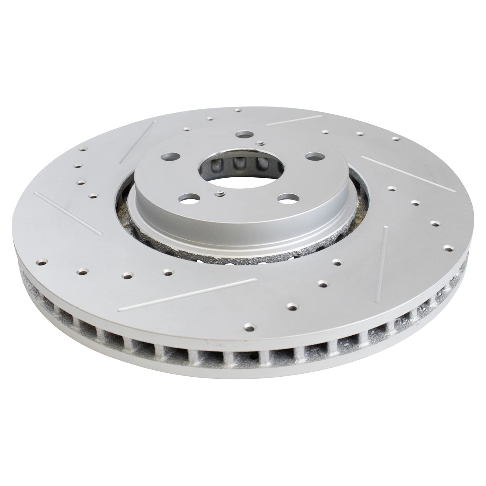 Trq Front Performance Brake Rotors Set Premium G-Coated Compatible With 2007-2011 Lexus Gs350