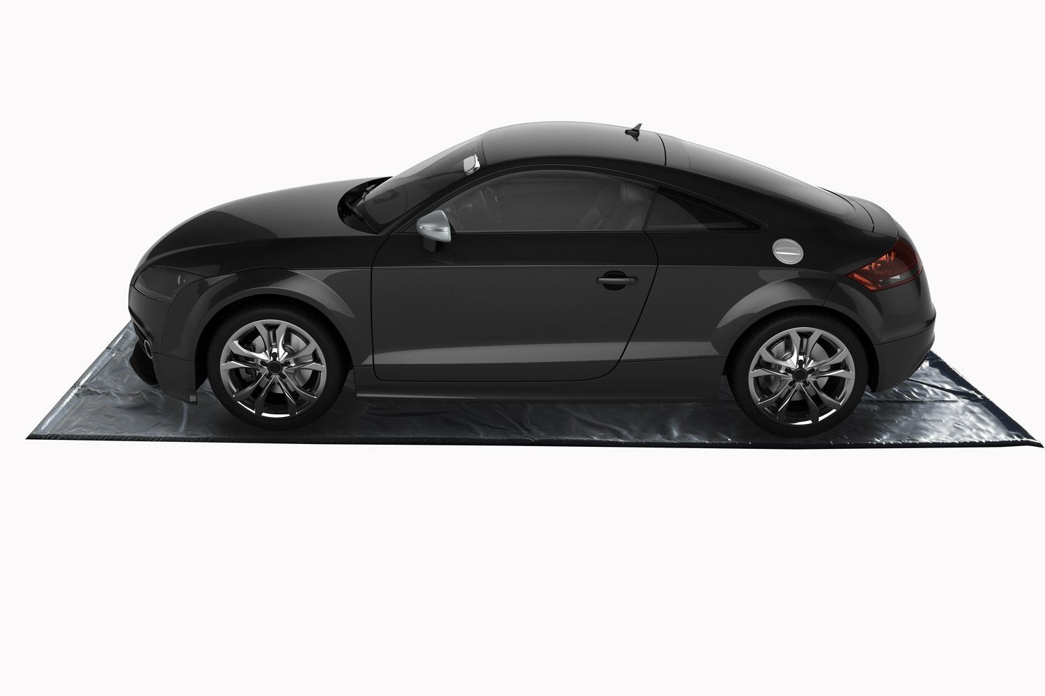 TruContain Containment Mat for Snow Ice Water and Mud -Garage Floor Mat (7'9''x16')