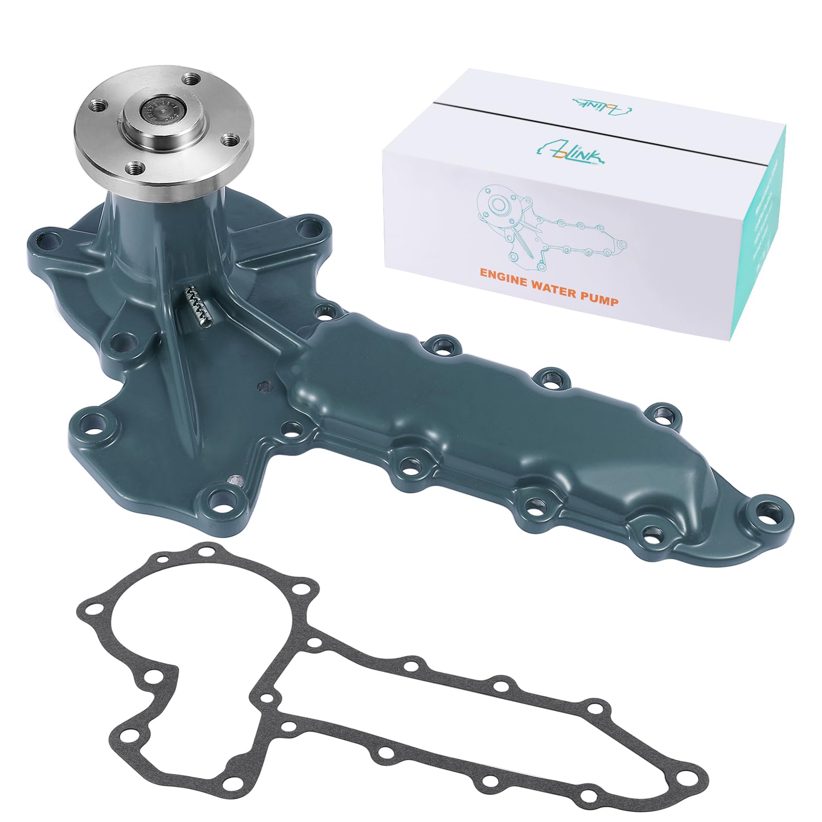 AULINK Water Pump 15521-73039 15521-73033 6653941 6684225 For Kubota Engine L235 L275 L355S L3350 L4350 R420 R520 V1902 V2003 V2
