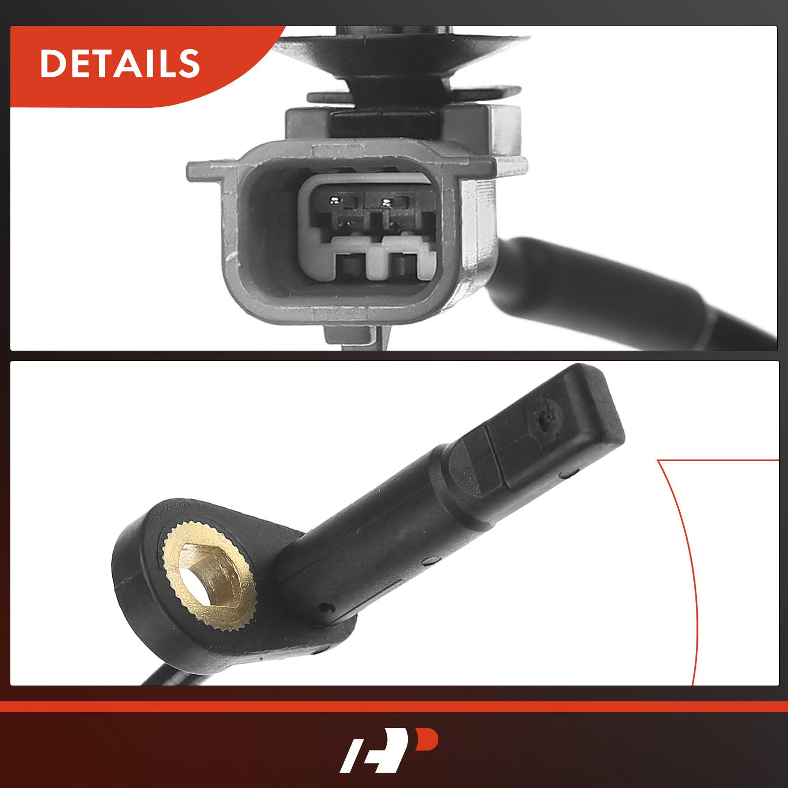 A-Premium ABS Wheel Speed Sensor Compatible with Nissan Models - Juke 2011 2012 2013 2014 2015 2016 2017, 1.6L, Sport Utility - Front Driver or Passenger Side, Replace# 47910-1KA0A, 479101KA0A