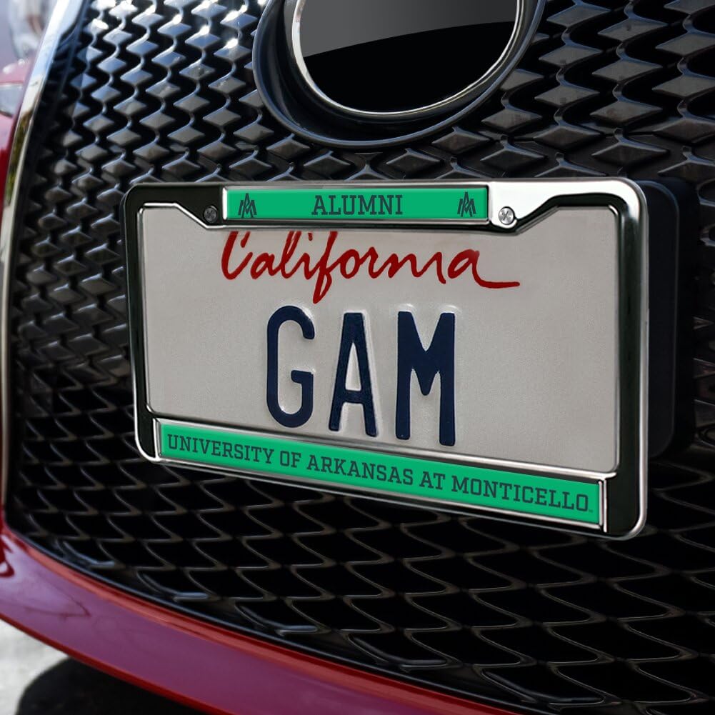 University of Arkansas at Monticello Alumni Full Size Standard License Plate Metal Frame