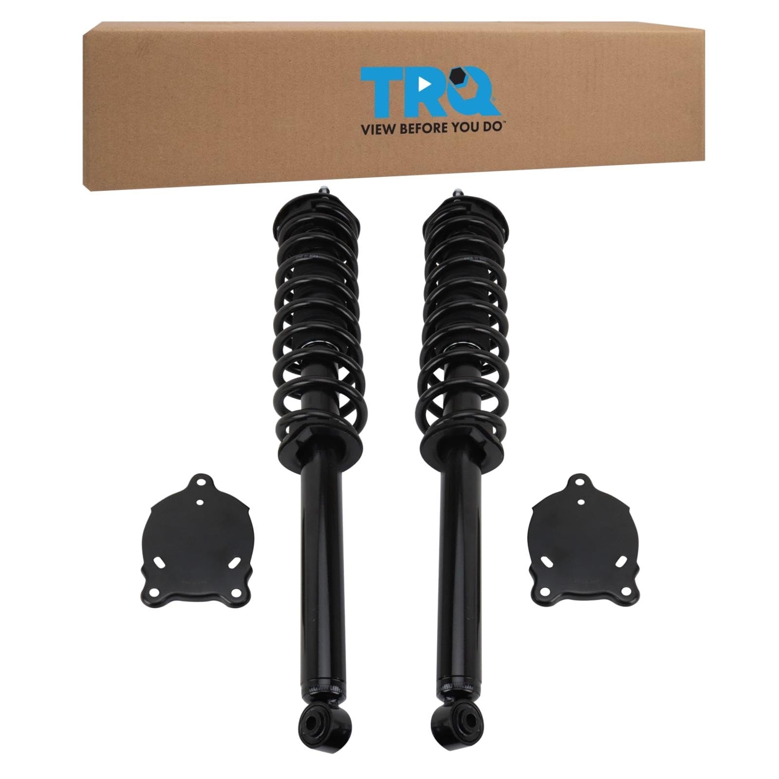 Trq Rear Shock & Spring Assembly Set Compatible With 2012-2016 Tesla S